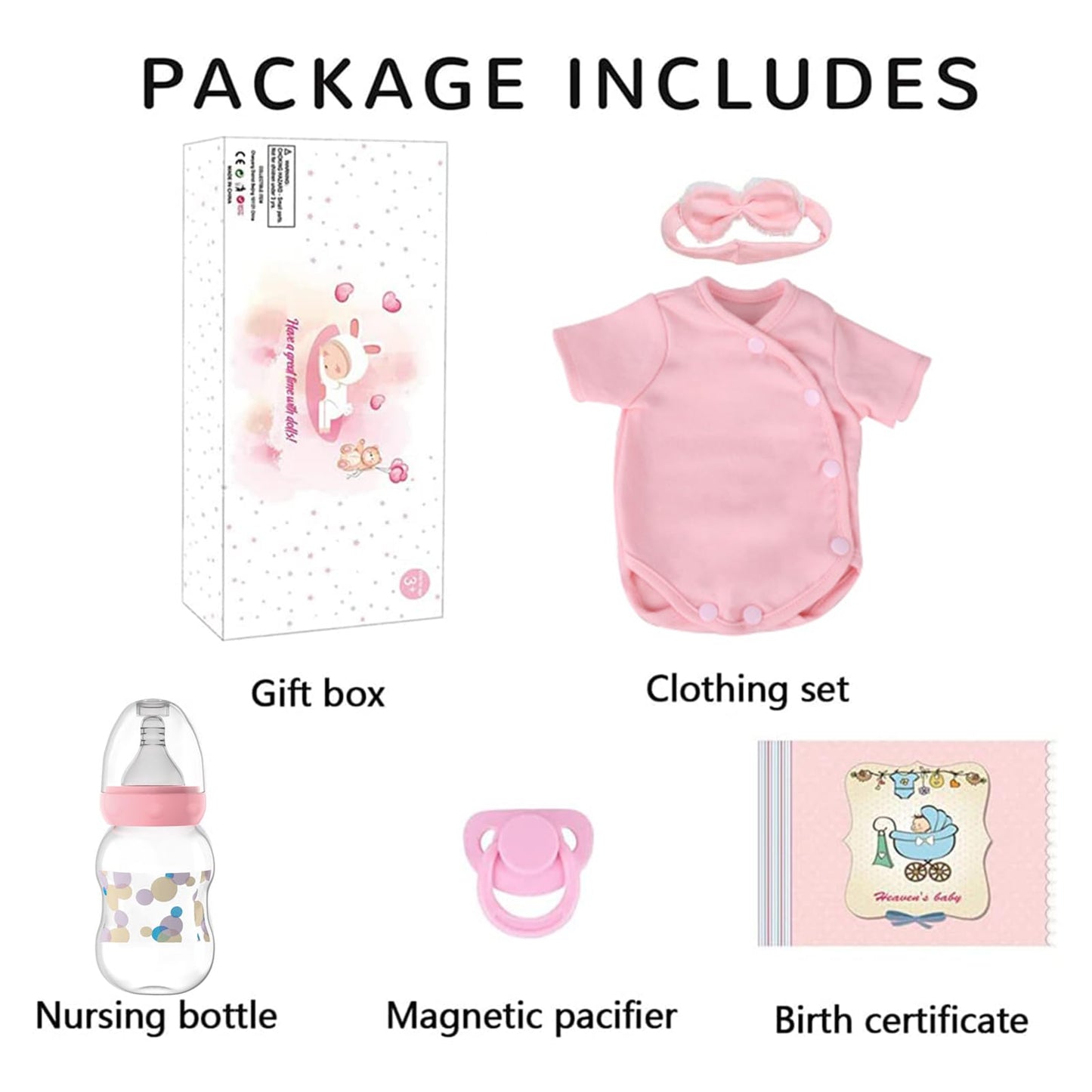 SCOM Reborn Baby Doll Girl - 18 Inch Realistic Real Life Doll with Hair, Lifelike Baby with Anatomically Correct, Newborn Toddler with Vinyl Body for Age 3 4 5 6 Year Old Gift