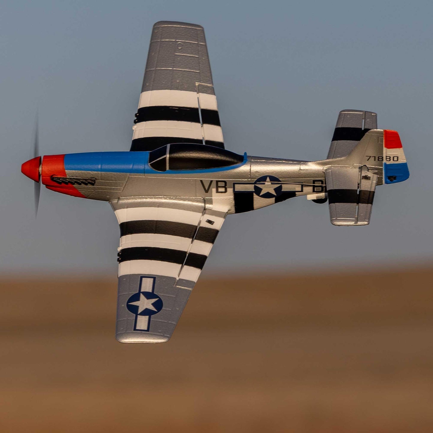 HobbyZone RC Airplane P-51D 450mm RTF (Battery and Charger Included) HBZ-1251