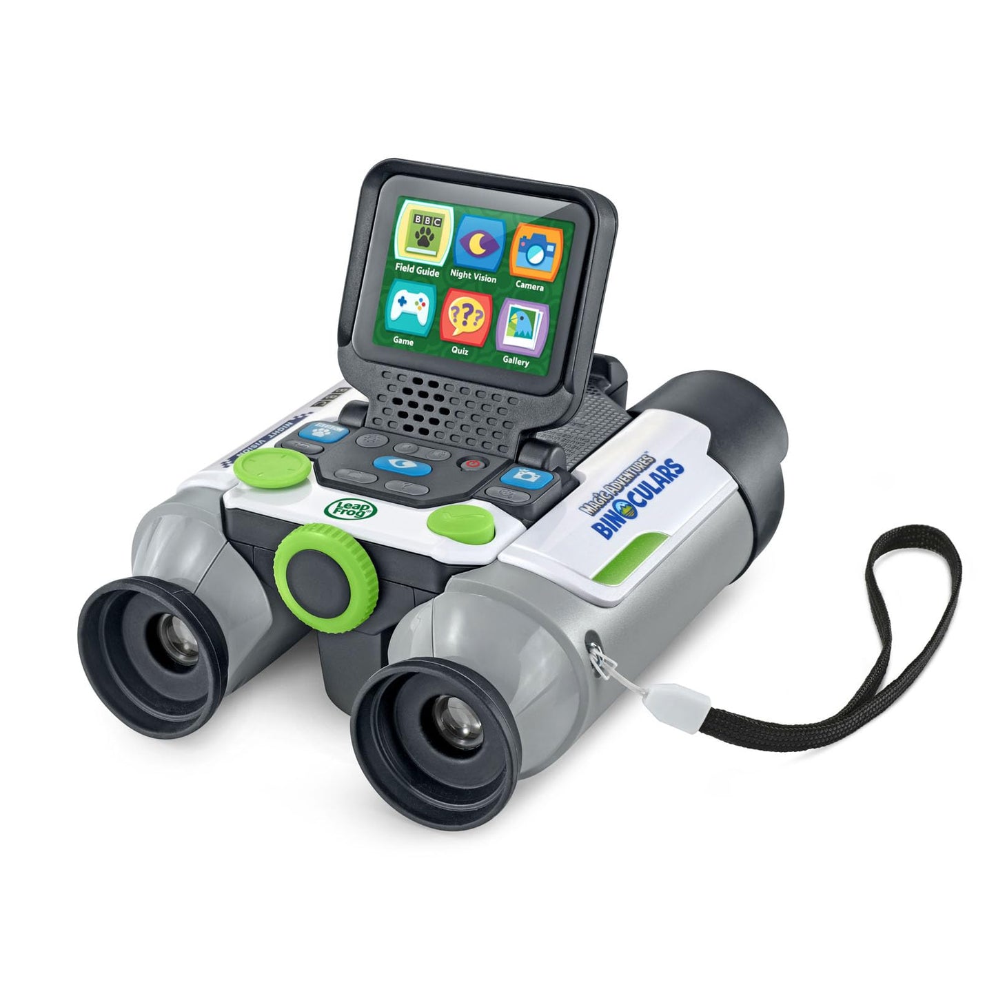 LeapFrog Magic Adventures Binoculars with Screen Capture, Night Vision for Kids Ages 4 and up, White