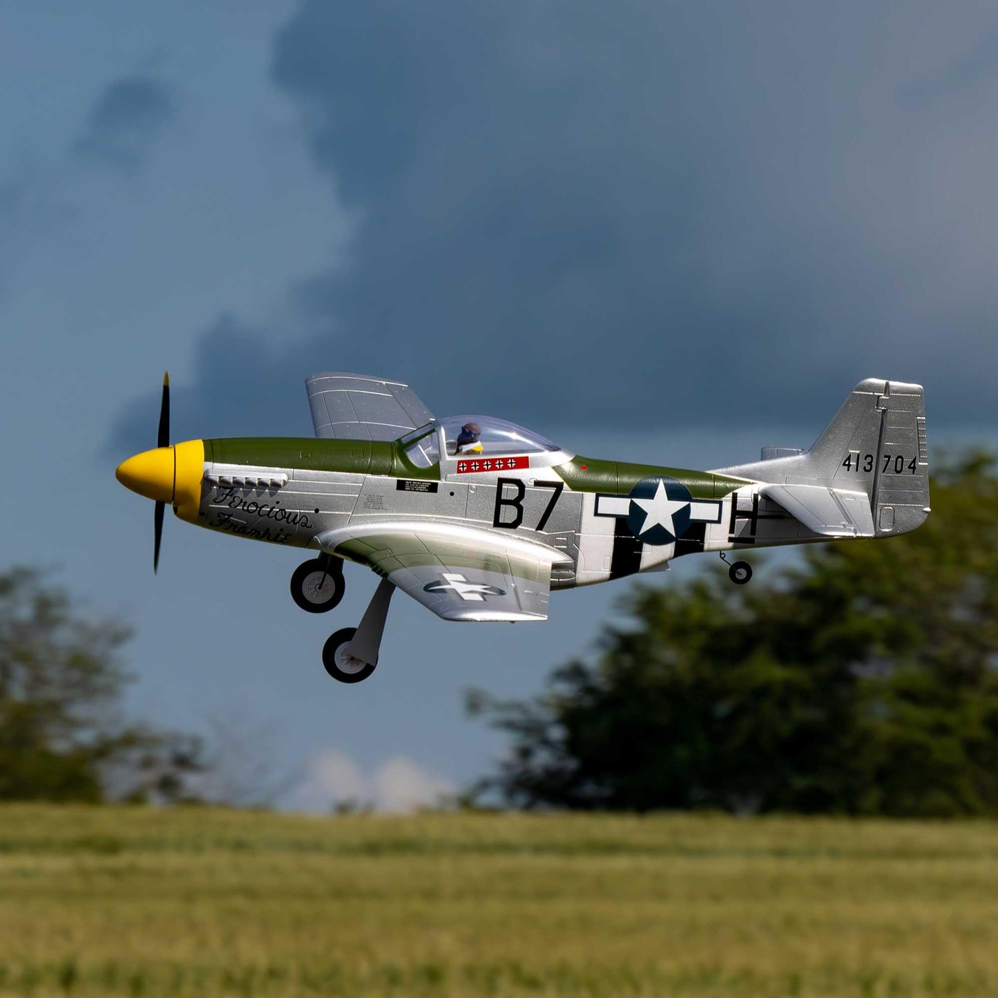 E-flite P-51D Mustang 1.0M BNF Basic with AS3X and Safe Select EFL02650