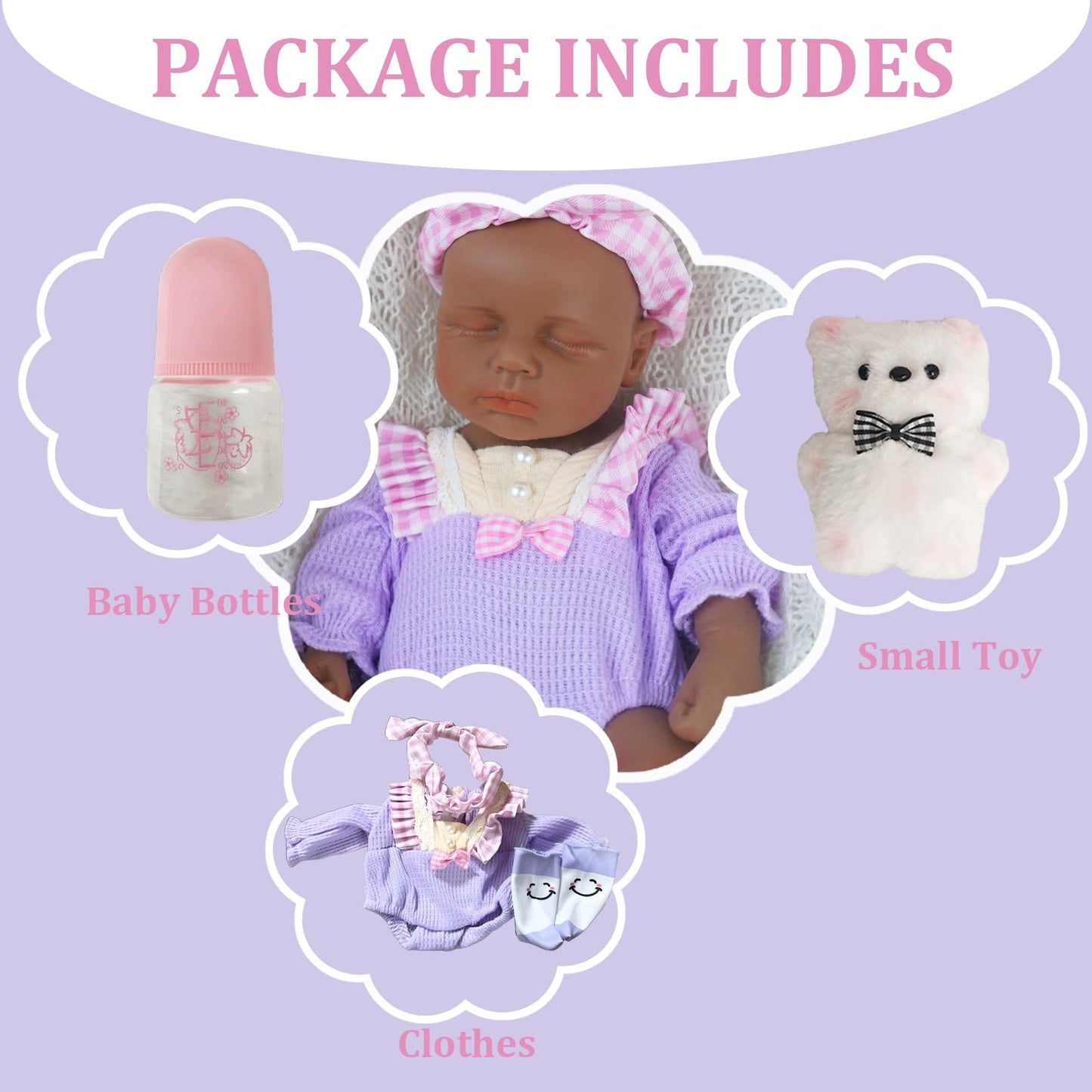 MEIVCOS 12 in Full Silicone Reborn Baby Dolls, 1:1 Lifelike Newborn Dolls Non Vinyl Realistic Reborn Toddler Dolls Boy Washable Sleeping Doll