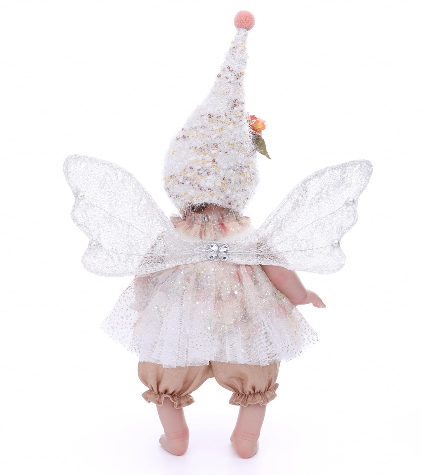 Cloveray Baby Doll, 18 Inch Reborn Baby Dolls – Realistic Lifelike Blush Fairy Newborn Girl Doll, Real Life Baby Dolls with Accessories, Gift for 3+ Year Old Girls, Pretend Play & Collection