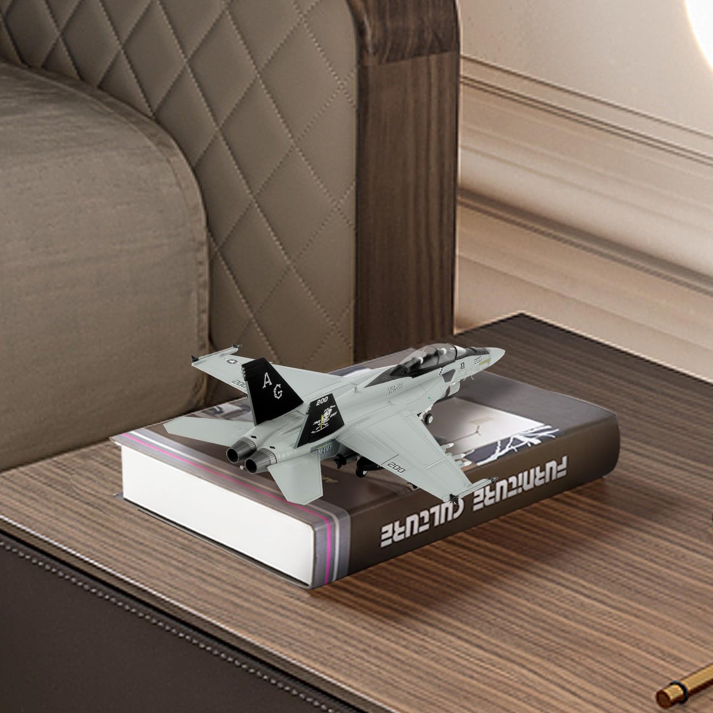 HANGHANG 1:72 Military Model Plane F/A-18F Super Hornet Alloy Fighter Plane Model,Model Airplane for Collection and Gift