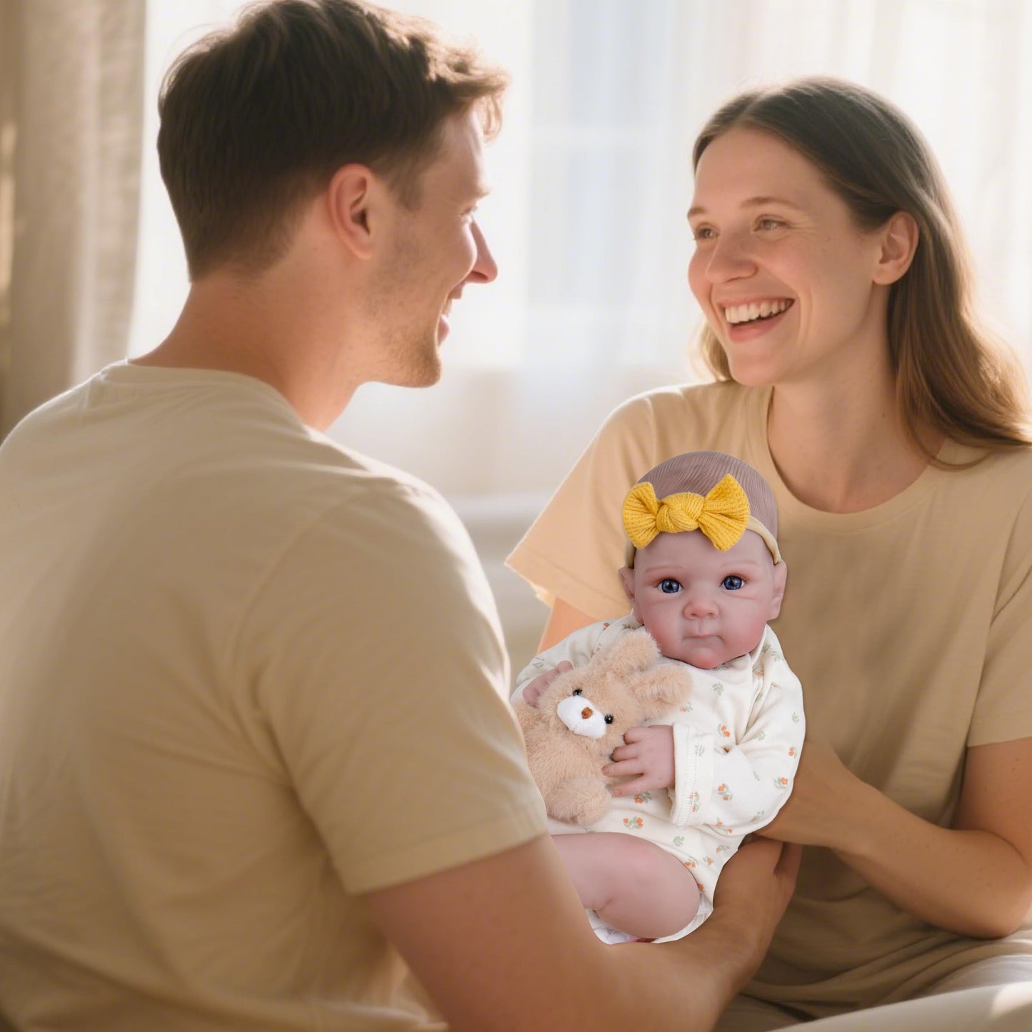 Milidool Realistic Reborn Baby Dolls - 20 Inch Cute Lifelike Real Life Baby Dolls Newborn Baby Dolls Girl Soft Cloth Body with Accessories for 3+ Year Old Girls Gifts