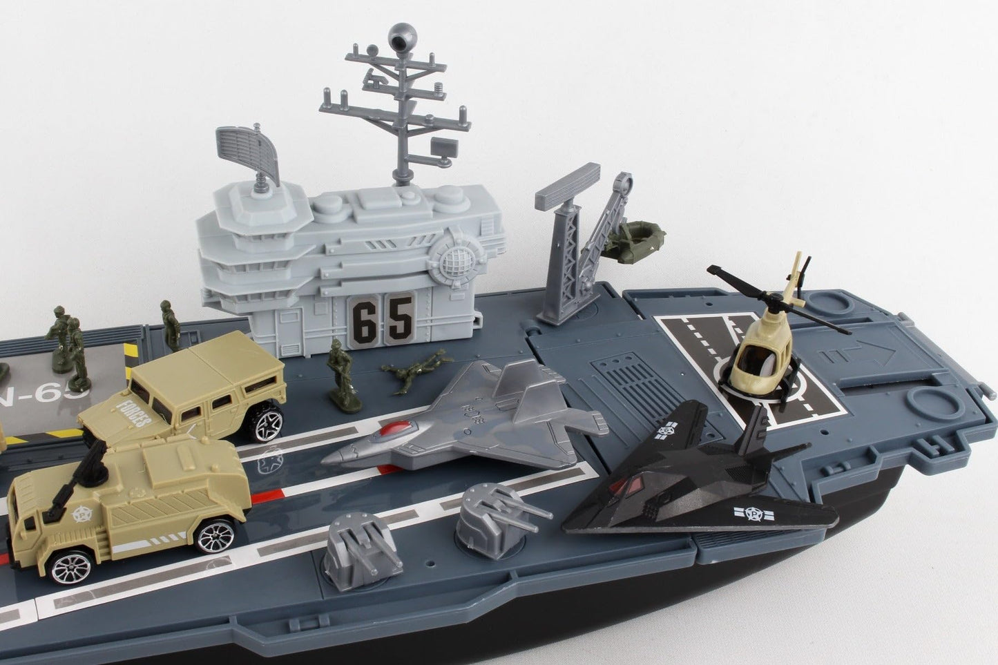 Daron Worldwide Trading Aircraft Carrier BP96243 Playset ,for 36 months to 180 months Gray