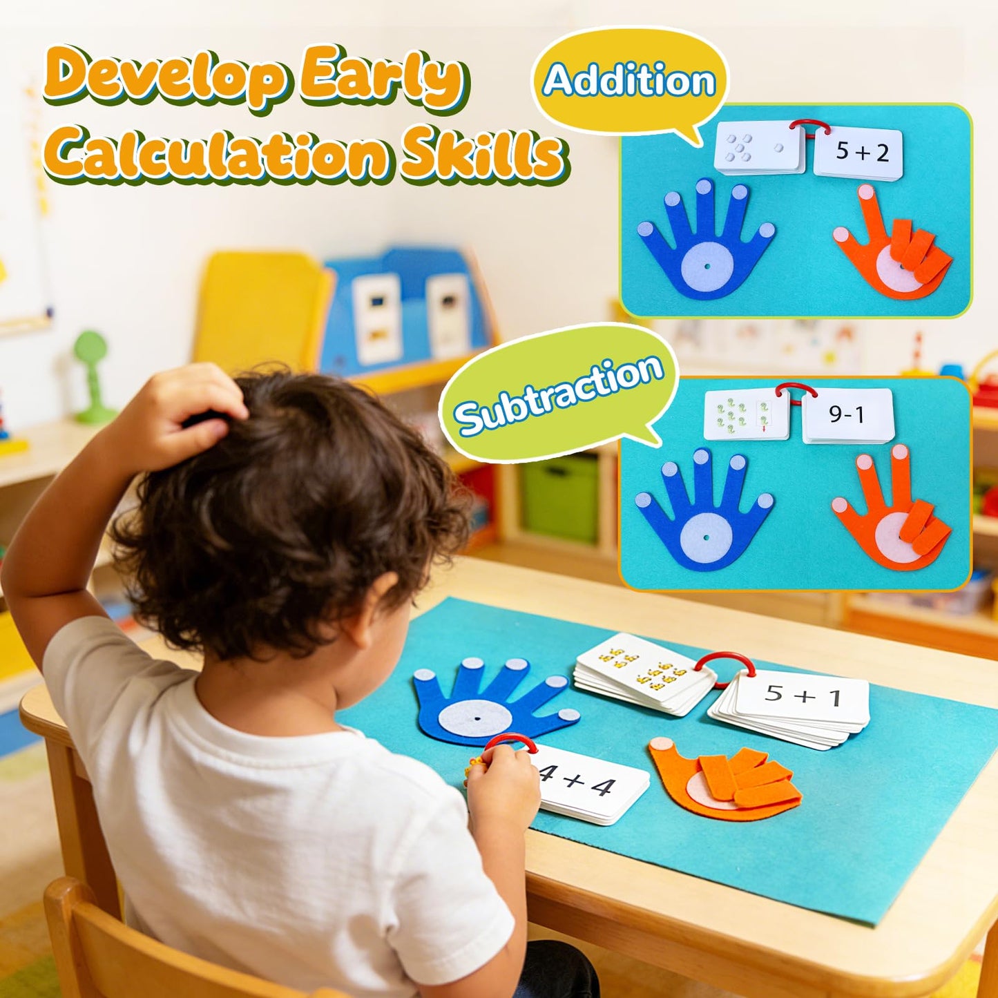 AOSITE Busy Boards Wooden Kids Toys 9-in-1 Montessori Toy Wooden Puzzle Board for Toddlers Montessori Wooden Educational Toys for Baby Boys Age 1 2 3 Year Old Birthday Girl Gifts Quiet Toys for Kids