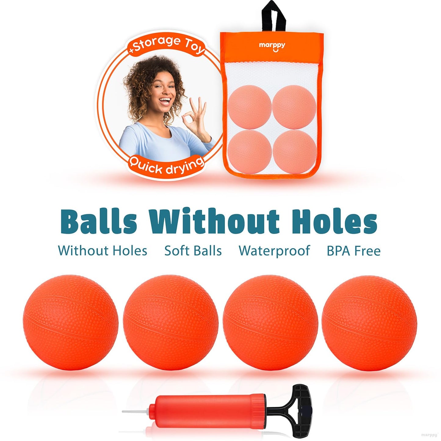 Bath Toys – Bathtub Basketball Hoop for Toddler | Bath Toys for Kids with 4 Mold-Free Balls and Strong Suction Cups Basketball Hoop | Toddler Shower Toys and Fun Bathtub Toys for Boys and Girls