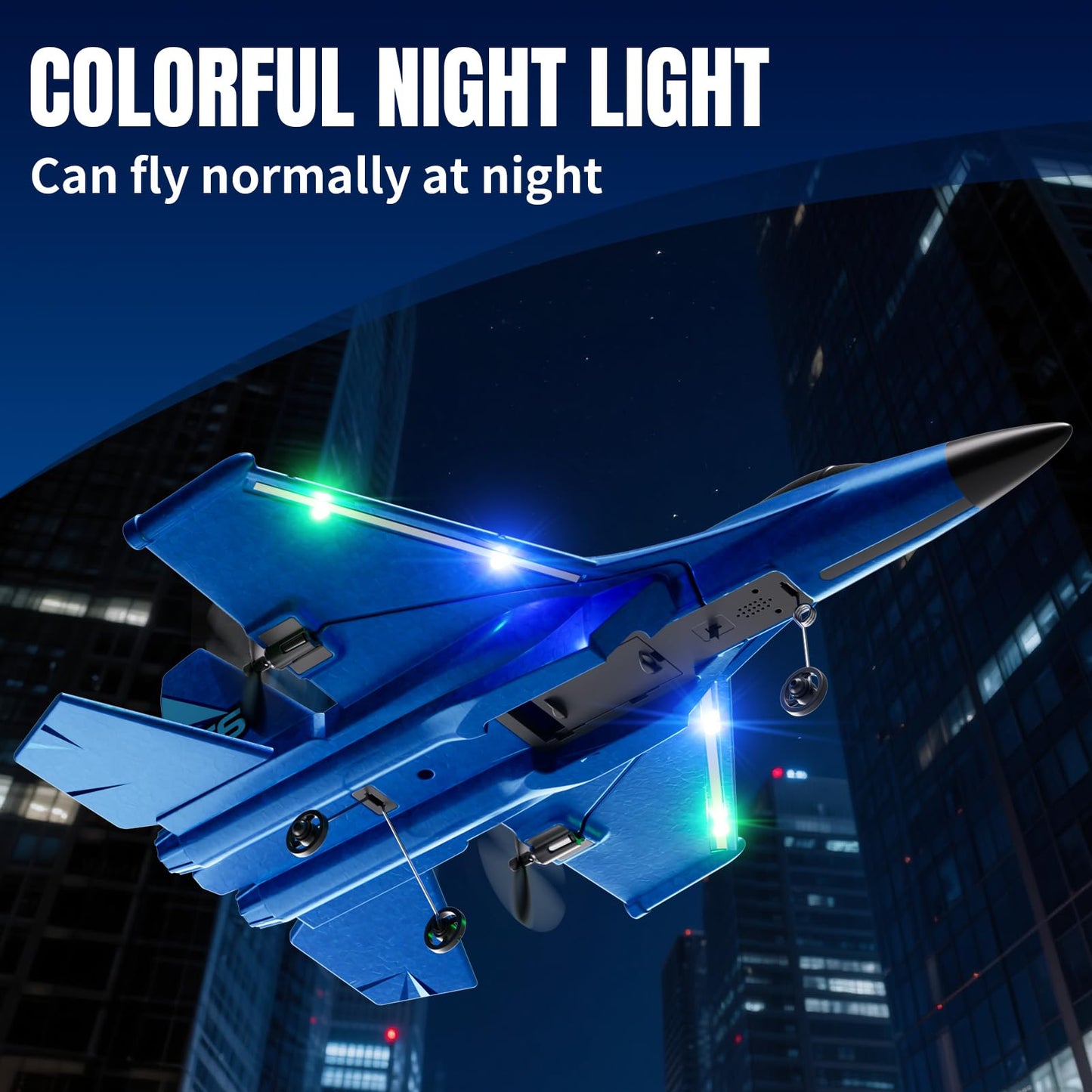 Foam RC Plane for Kids Adults Beginner, Remote Control Airplane RC Jet Helicopter Plane for Kids Adults, 2.4GHz Remote Control Fighter Toys with Gyro Stabilizer Easy to Fly Outdoor Toy for Kids Boys