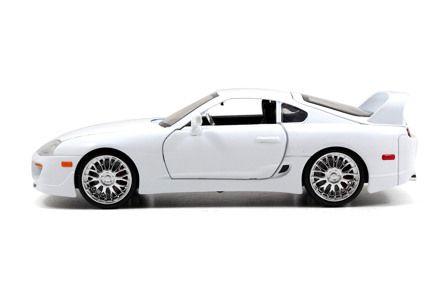 Jada Toys Fast & Furious 1:24 Brian's Toyota Supra Die-cast Car White, toys for kids and adults (97375)