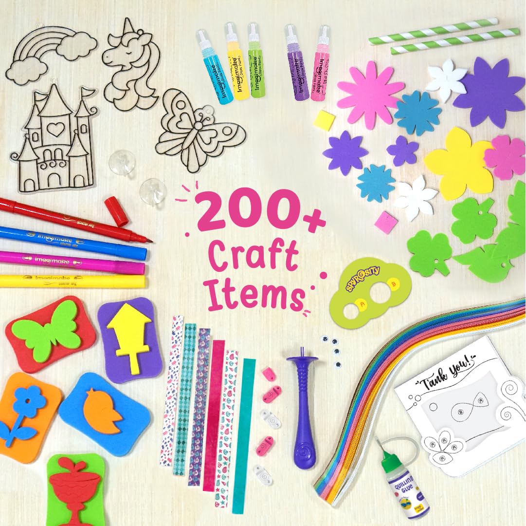 Imagimake Fabulous Craft Kit | 20 Art and Craft Activities - Creative Toy & DIY Set | Creative Toy & DIY Set | Arts and Crafts for Kids | Activity Craft Kits 6-8 | Gifts for 5 6 7 8 9 10 11 12 Years