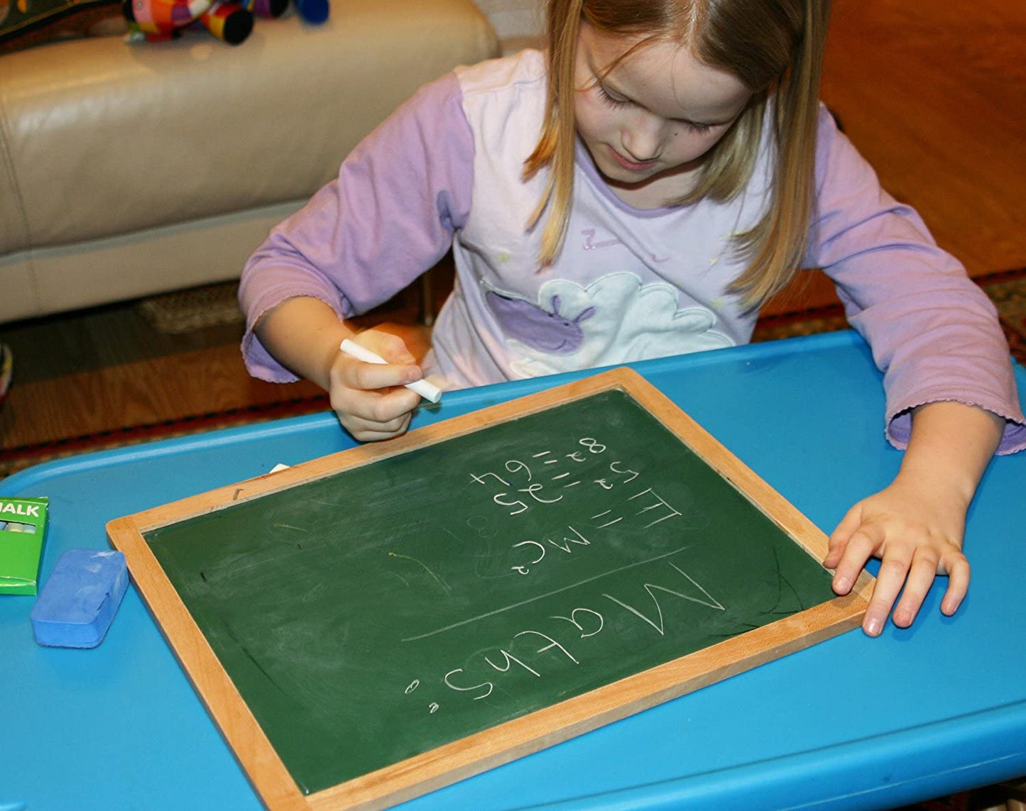Toys of Wood Oxford TOWO Wooden Easel for Children Foldable Double Boards Magnetic Shapes Letters Numbers and Paper roll Kids Art Easel -Table Top Magnetic Board for Kids