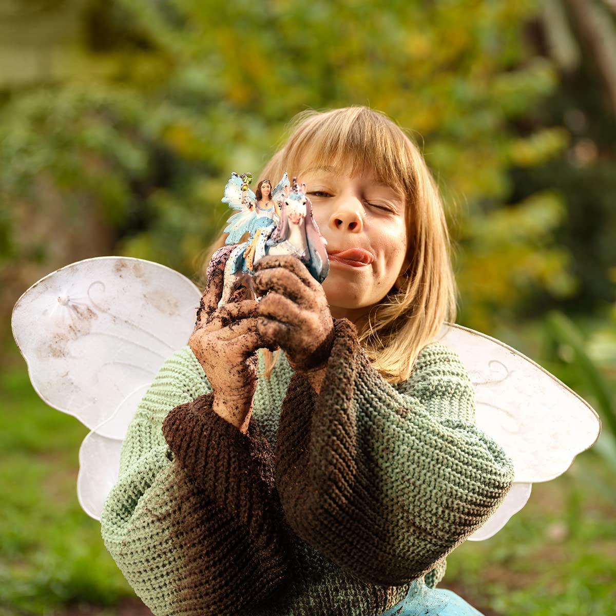 Schleich bayala Fairy Princess Eyela with Sparkly Unicorn Toy from The Princess and the Unicorn Movie for Kids Ages 5-12