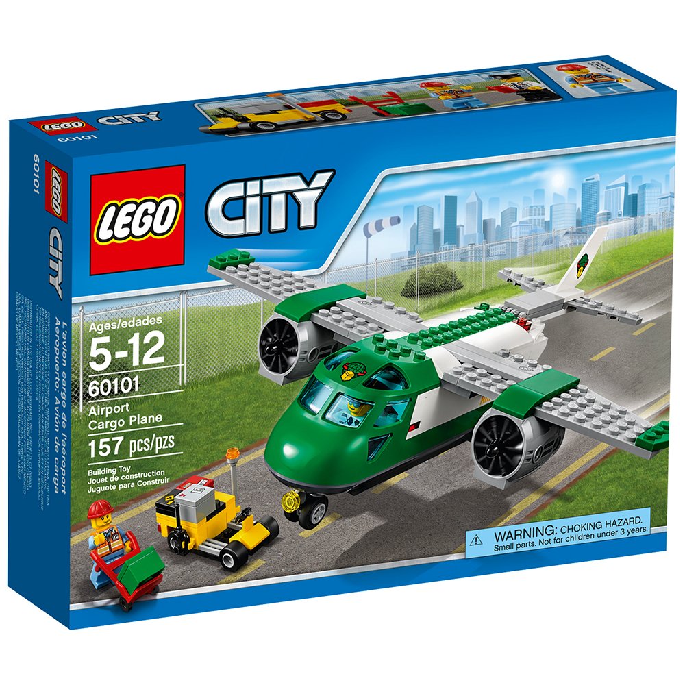 LEGO City Airport 60101 Airport Cargo Plane Building Kit (157 Piece)