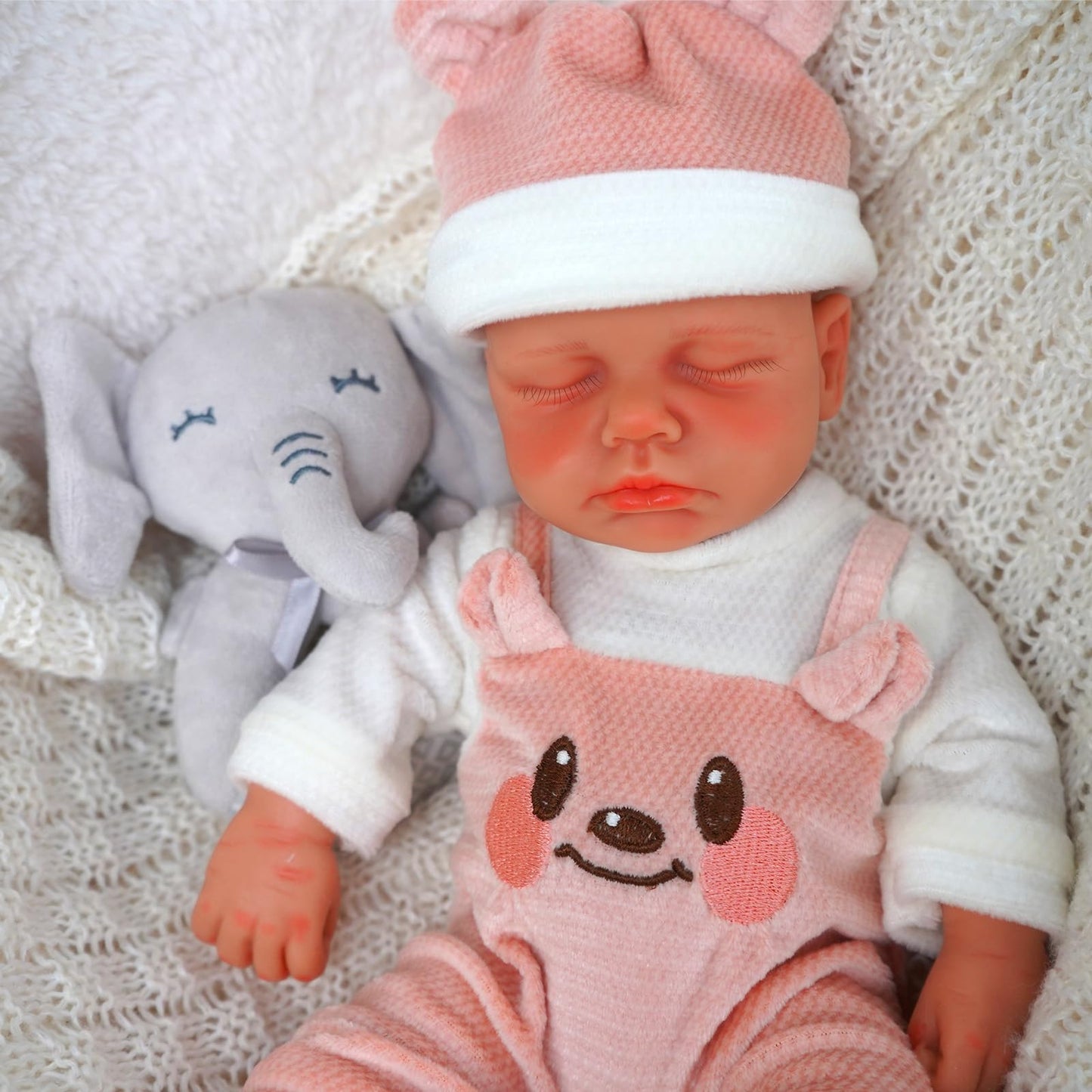 Girl 12 Inch, Full Silicone Baby Doll, Reborn Baby Dolls Silicone Full Body, Sleeping Position Newborn, Not Vinyl