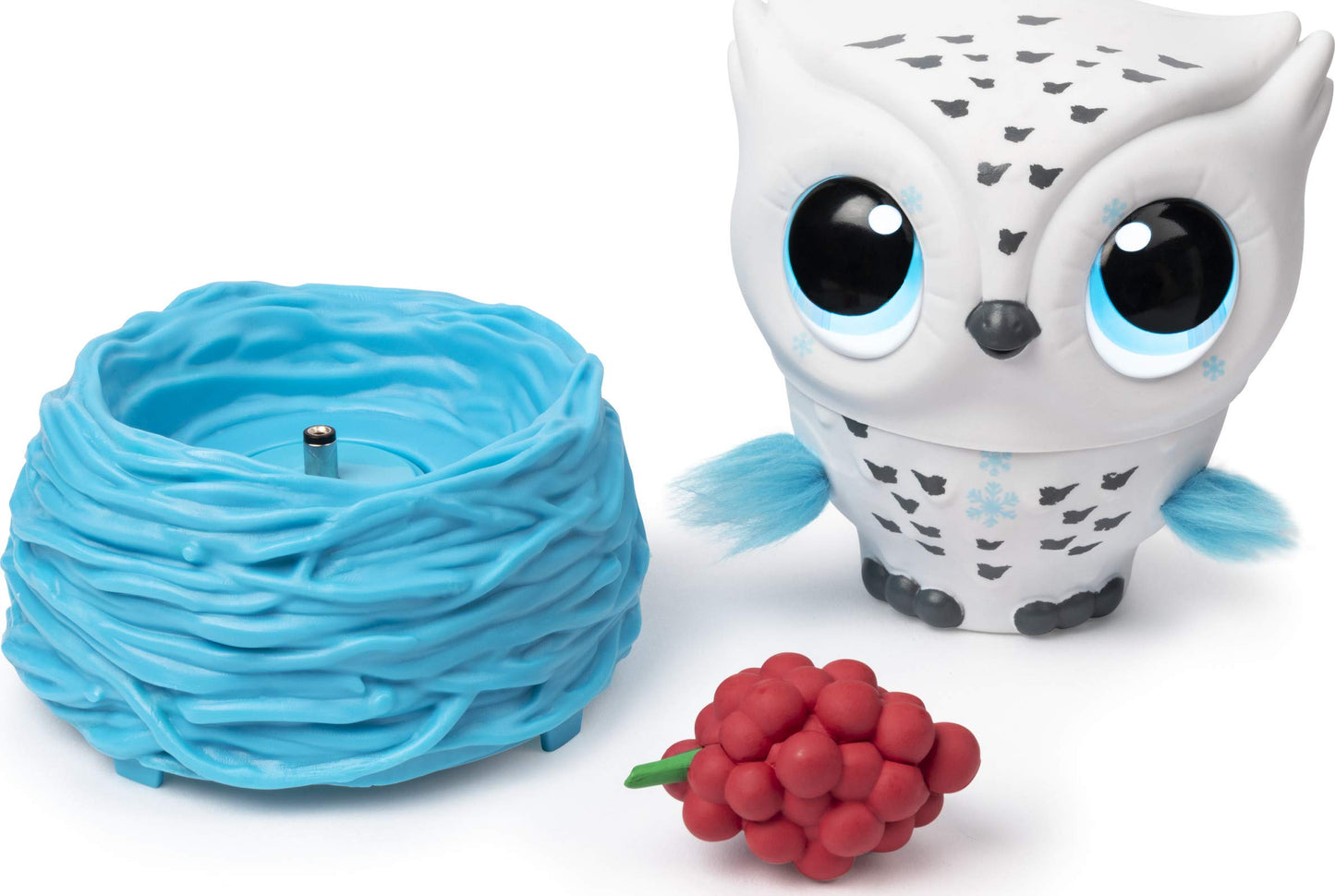 Owleez, Flying Baby Owl Interactive Toy with Lights and Sounds (White), for Kids Aged 6 and Up