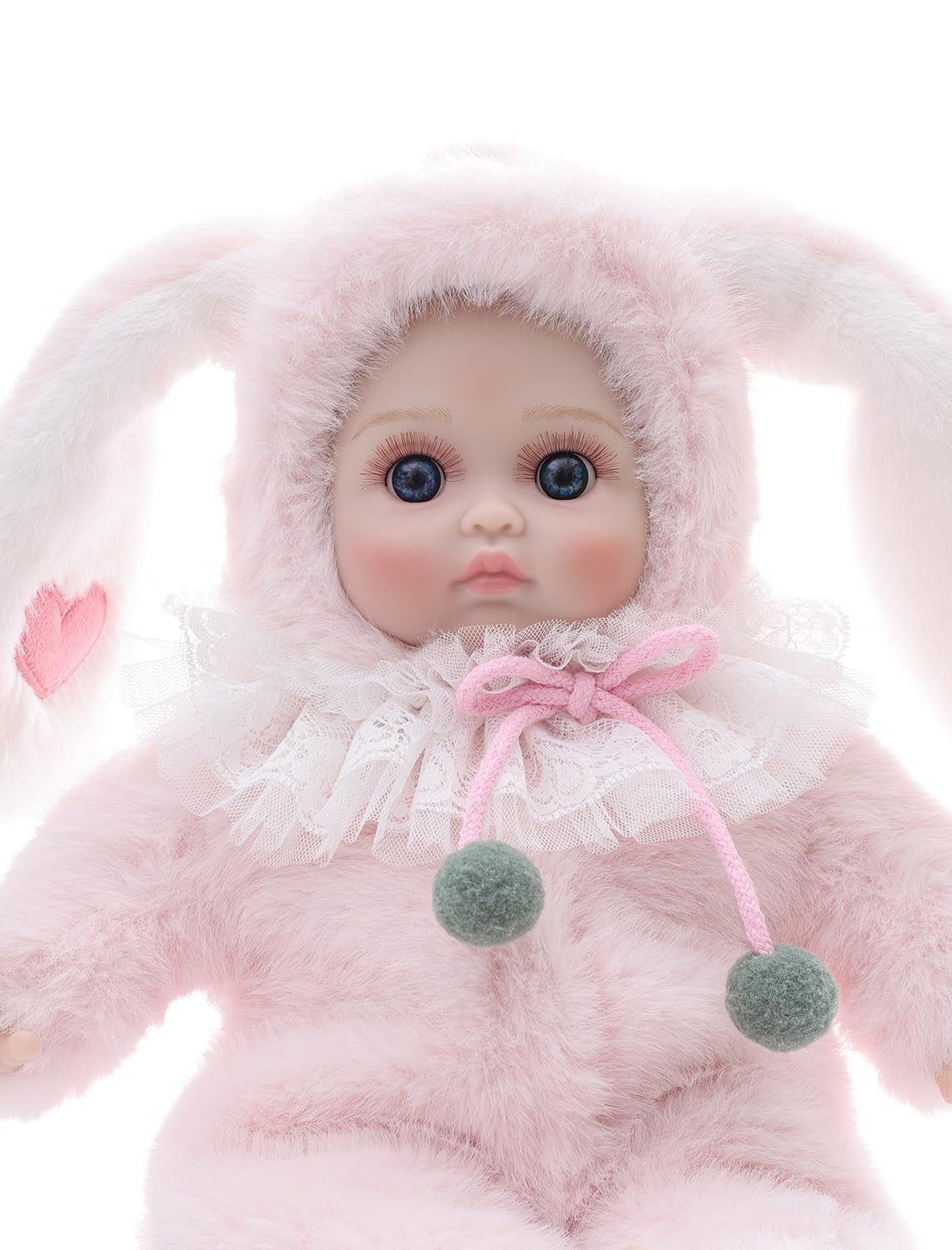 Cloveray Baby Dolls, 15 Inch Realistic Soft Body Baby Doll Real Life Baby Dolls with Accessories, for 3+ Year Old Girls, Pretend Play, Collection, Gift-Ready (Light Pink)