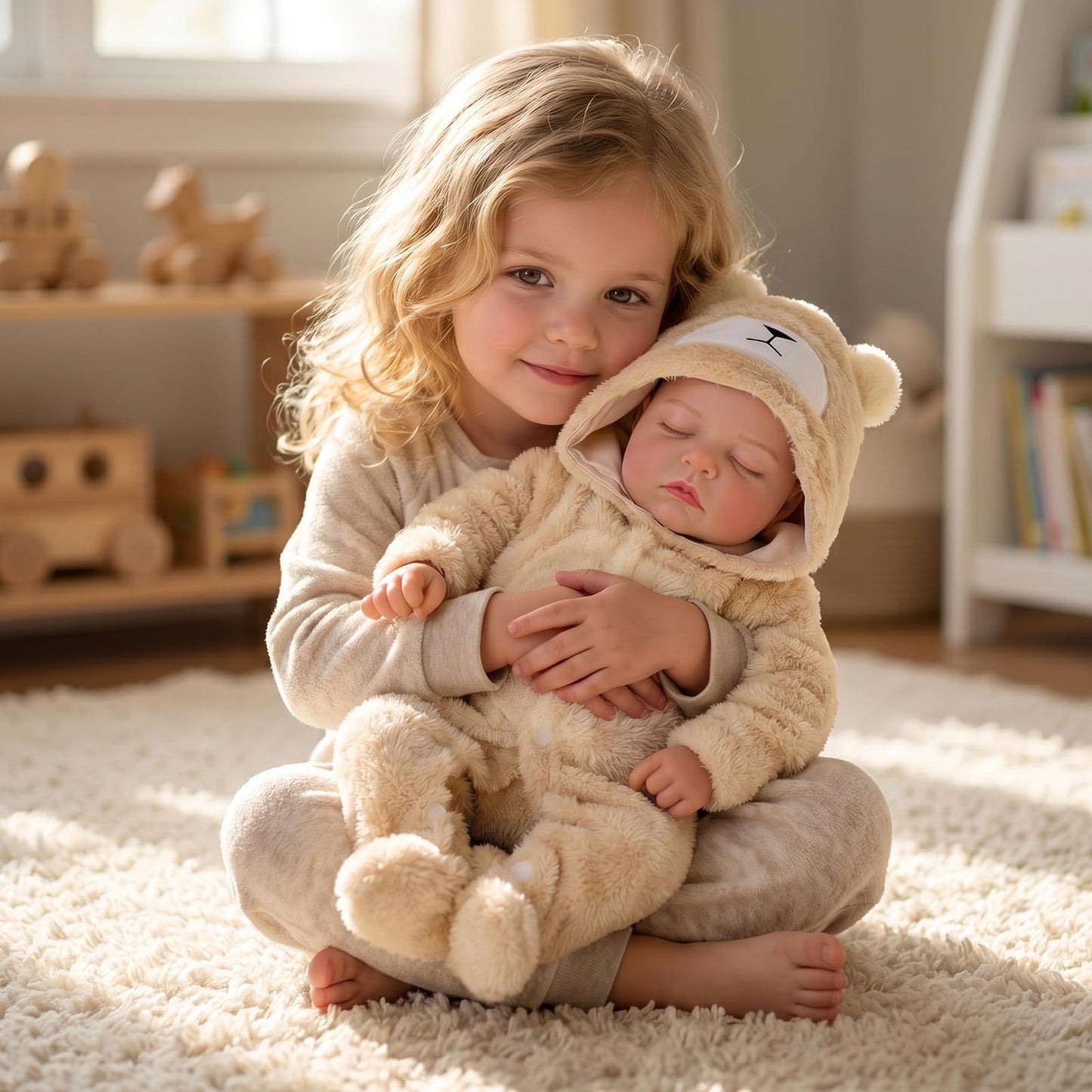BABESIDE 20 Inch Reborn Baby Dolls, Sleeping Realistic Newborn Baby Doll, Lifelike Soft Body Real Life Doll with Accessories, Gift for Kids Age 3+ & Collectors