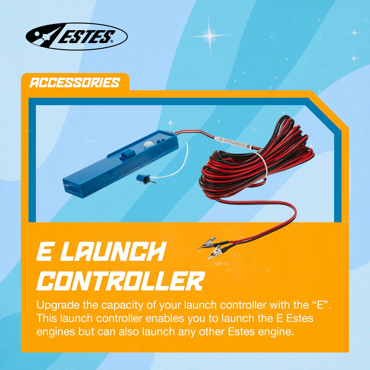 Estes 2230 E Launch Controller, Flying-Rocket-Model Launch Controller, Rocket Model Kit Accessories for Ages 10+