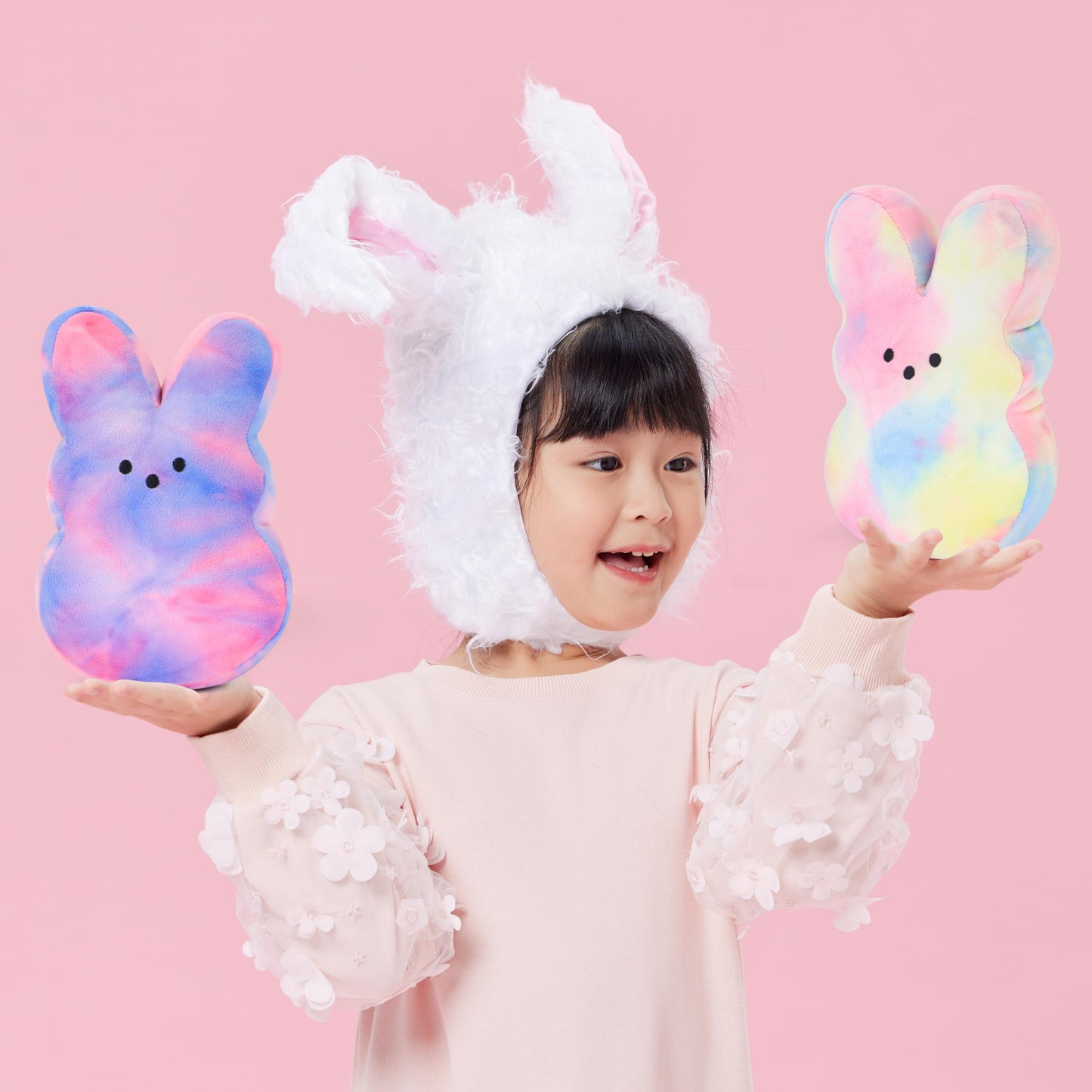 FAFVBING 7.8-Inch Soft Easter Bunny Plush Stuffed Animal - Spring Holiday Home Decor, Festive Basket Accents for Seasonal Displays