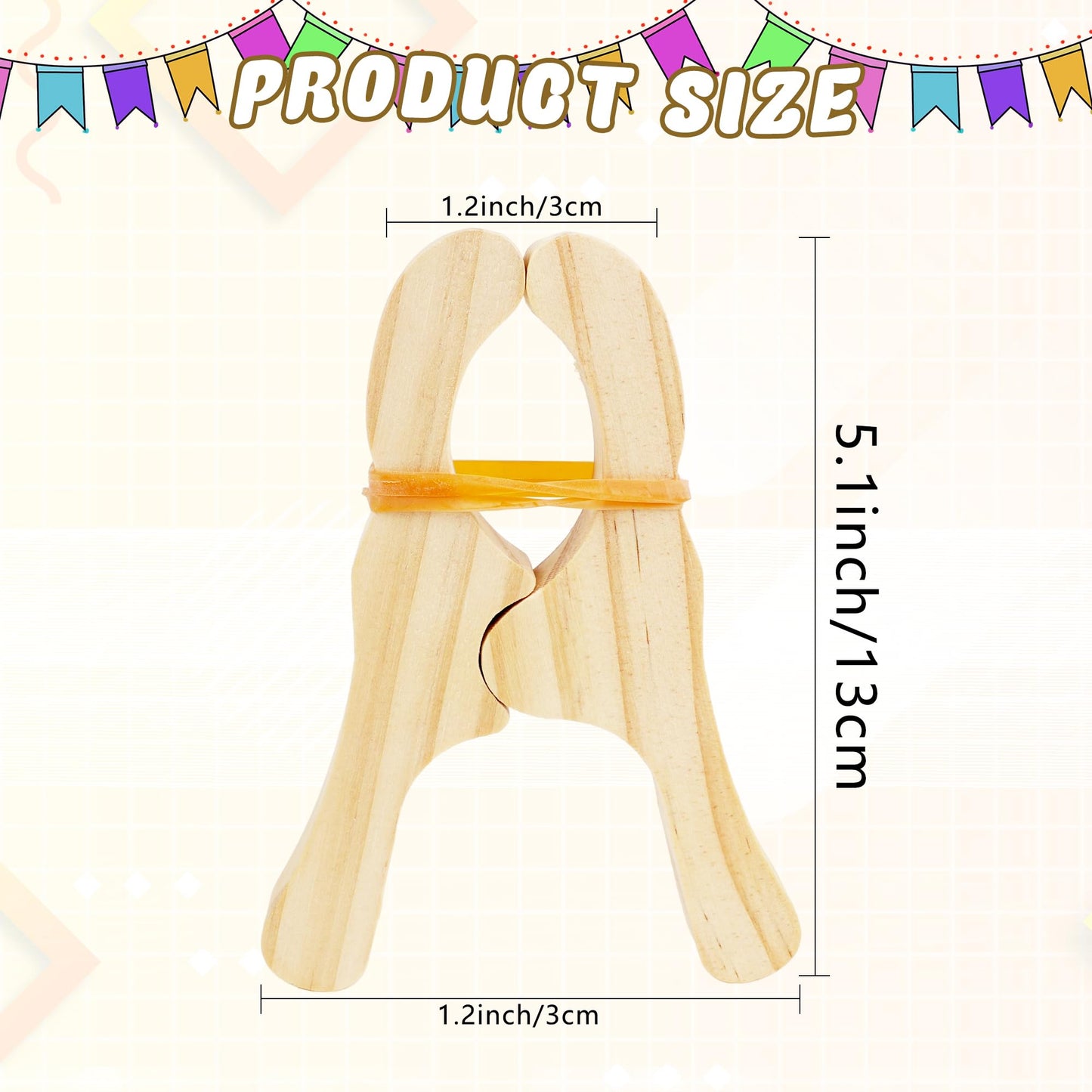 Norcoin 16 Pcs Wooden Play Clips for Kids Fort Building Clips Wood Play Clips Wooden Fort Clips Game Silk Clips for Child Blankets Silk Construction School Playground Building Games