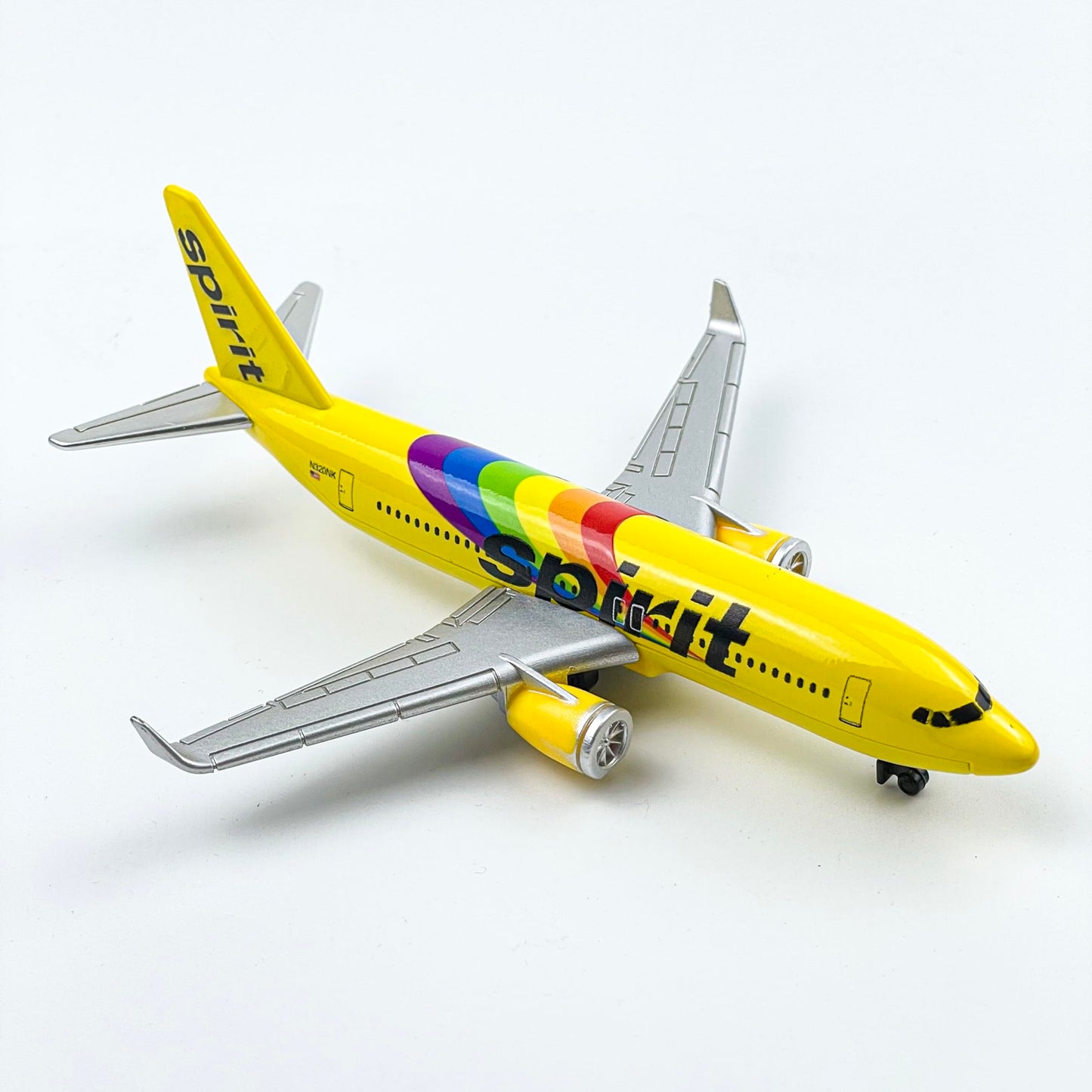 AVIAMUSE Spirit Model Airplane, Rainbow Livery Planes Model Aircraft Suitable for Collection and Display