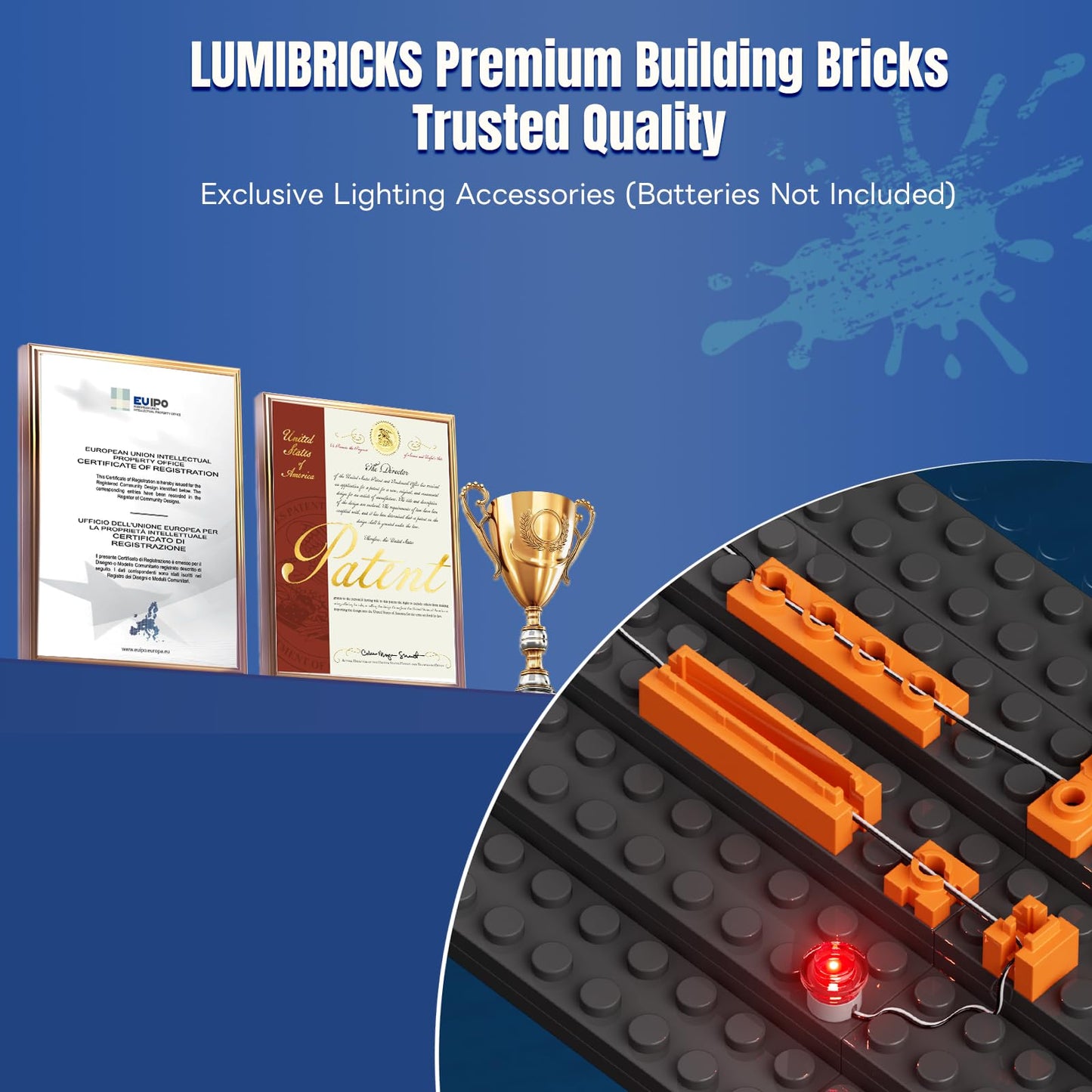 Lumibricks Barbershop Lighting Building Bricks Set - Street Fusion City Town Modular Playset Collection Display kit with Minifigures 2557 Pcs for Adults & Teens & Life Enthusiasts