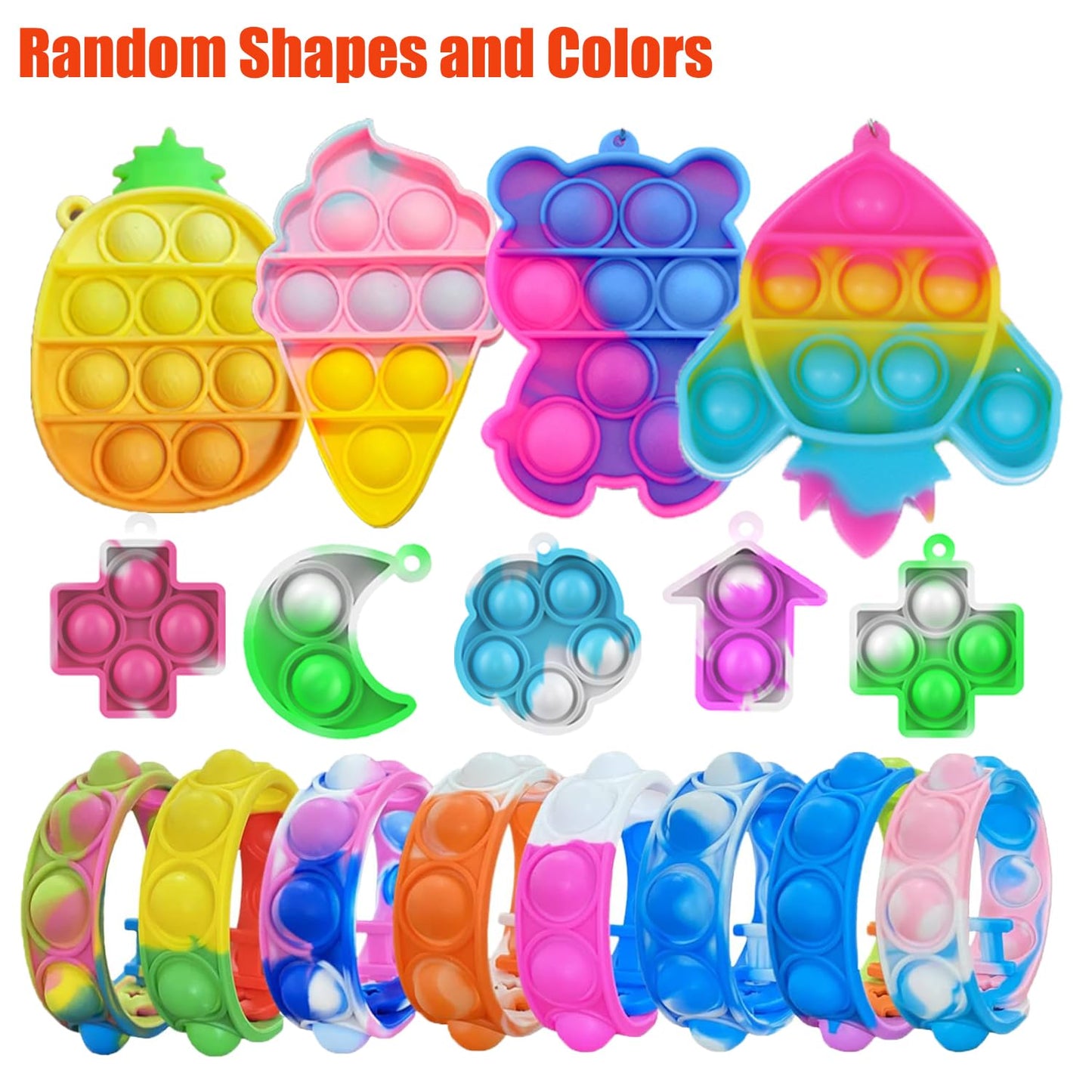 124 Pack Party Favors for Kids,Goodie Bags Pinata Stuffers,Treasure Box Toys,Birthday Party Gift Toys,School Classroom Rewards,Carnival Prizes Box,Easter Egg Filler Bulk Fidget Toys for Boys Girls
