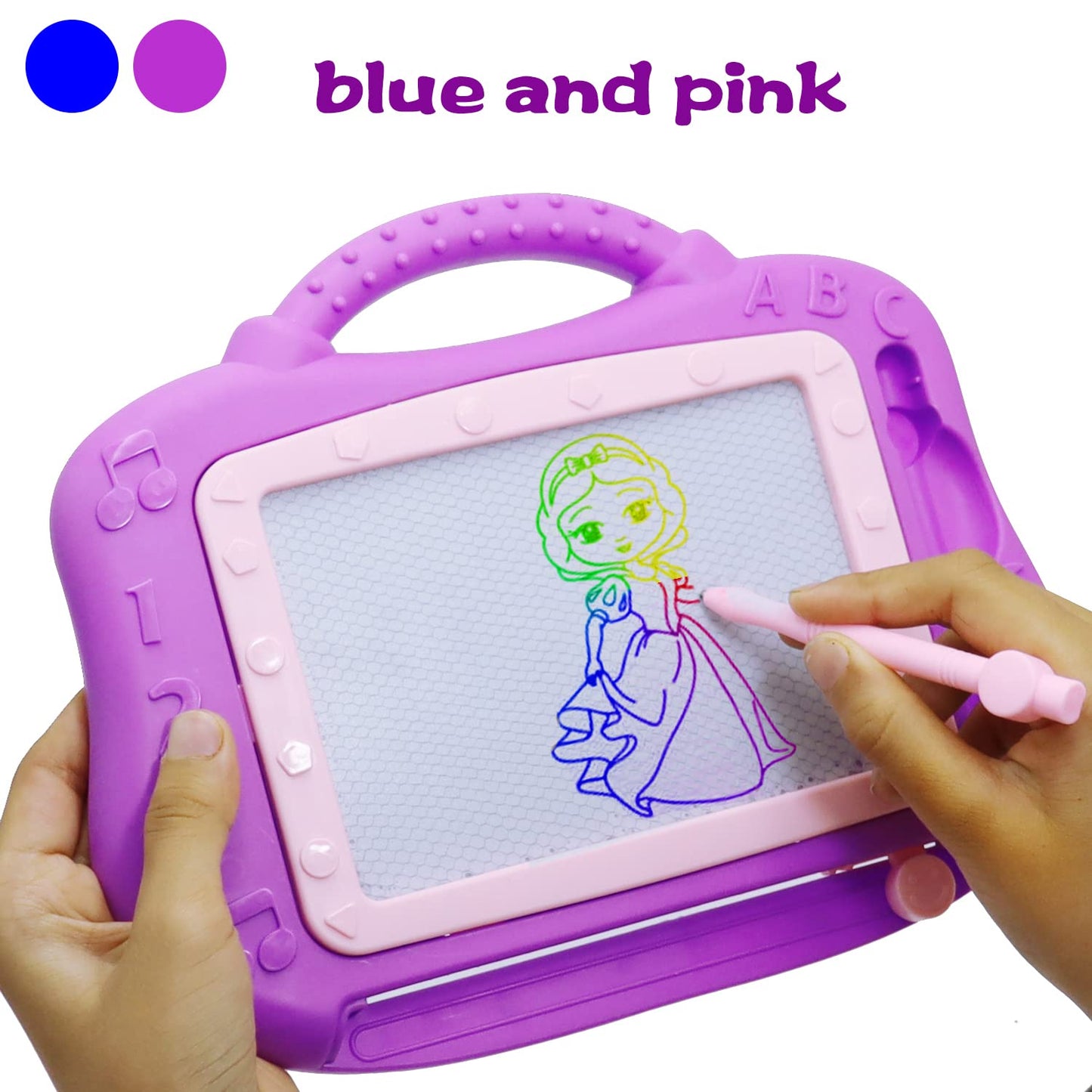 Magnetic Drawing Board for Kids, Toddlers Travel Bulk Toys for 3 4 5 6 Years Old, Colorful Sketch Pad Bulk Toys for Boys Girls Classroom Educational Toys Activities Gifts Art Supplies（12P）