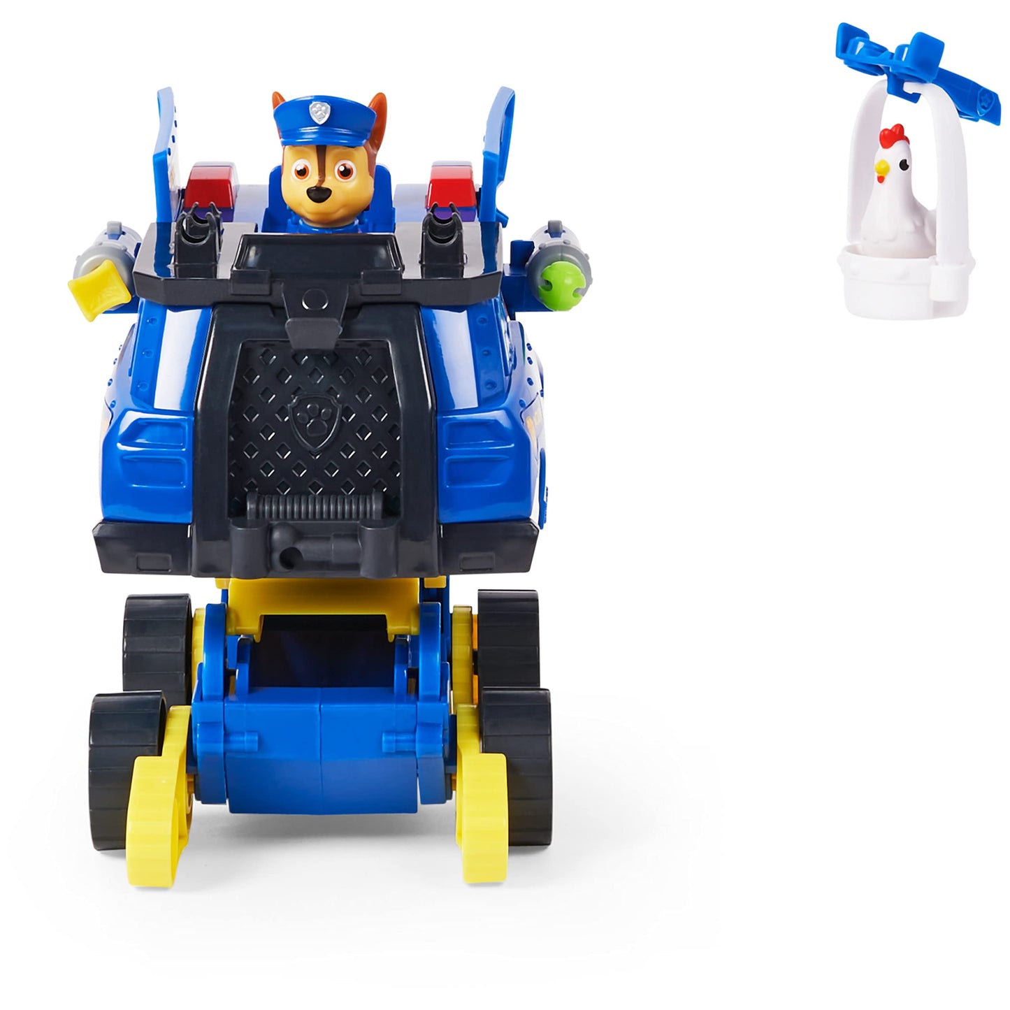 PAW Patrol Chase Rise and Rescue Transforming Toy Car with Action Figures and Accessories, Kids’ Toys for Ages 3 and up