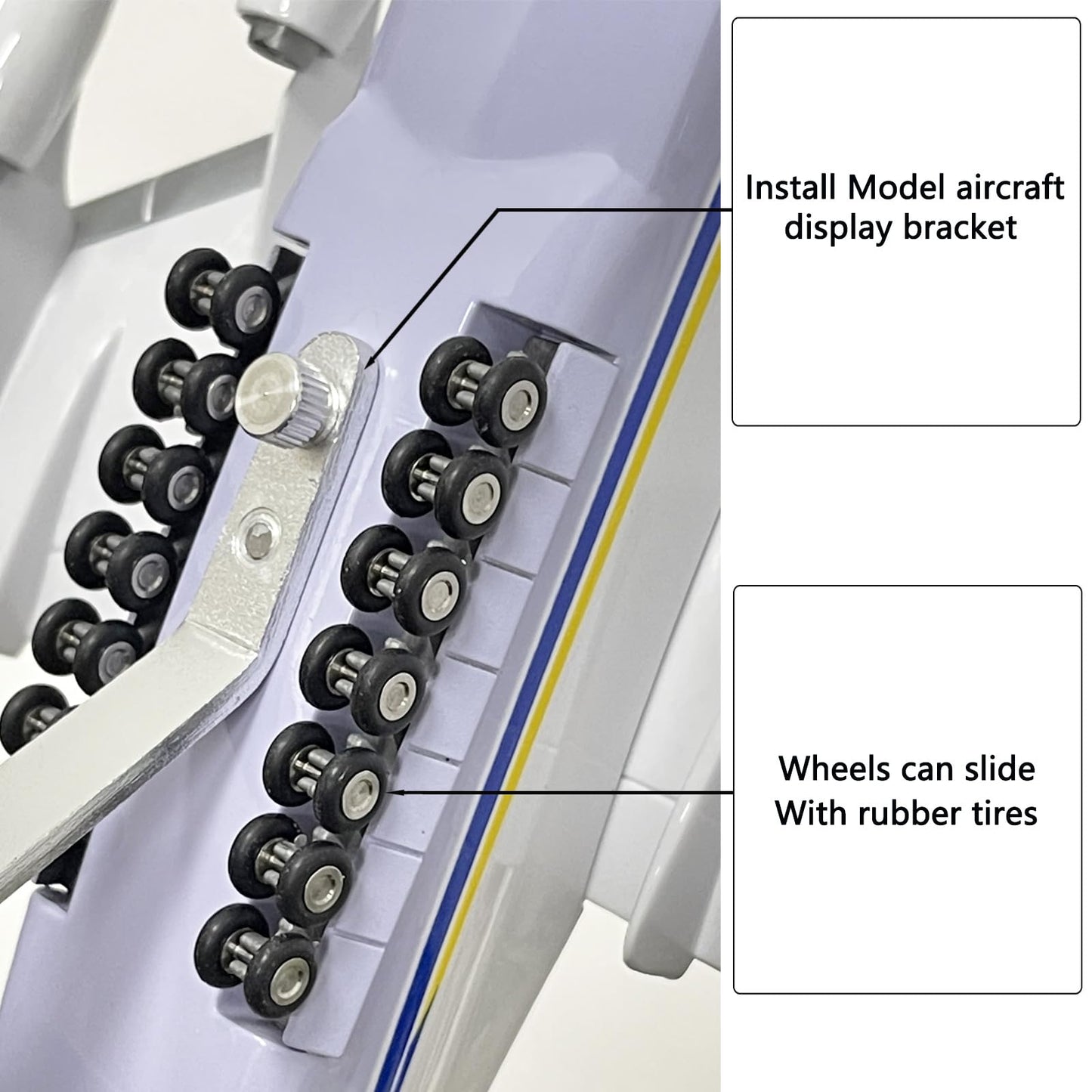 Mahfisj 1:200 Scale AN225 Model Airplane，Openable Cabin, 17-inch Length, Resin Aircraft Model Toy for Gifts and Collections (an225-1)