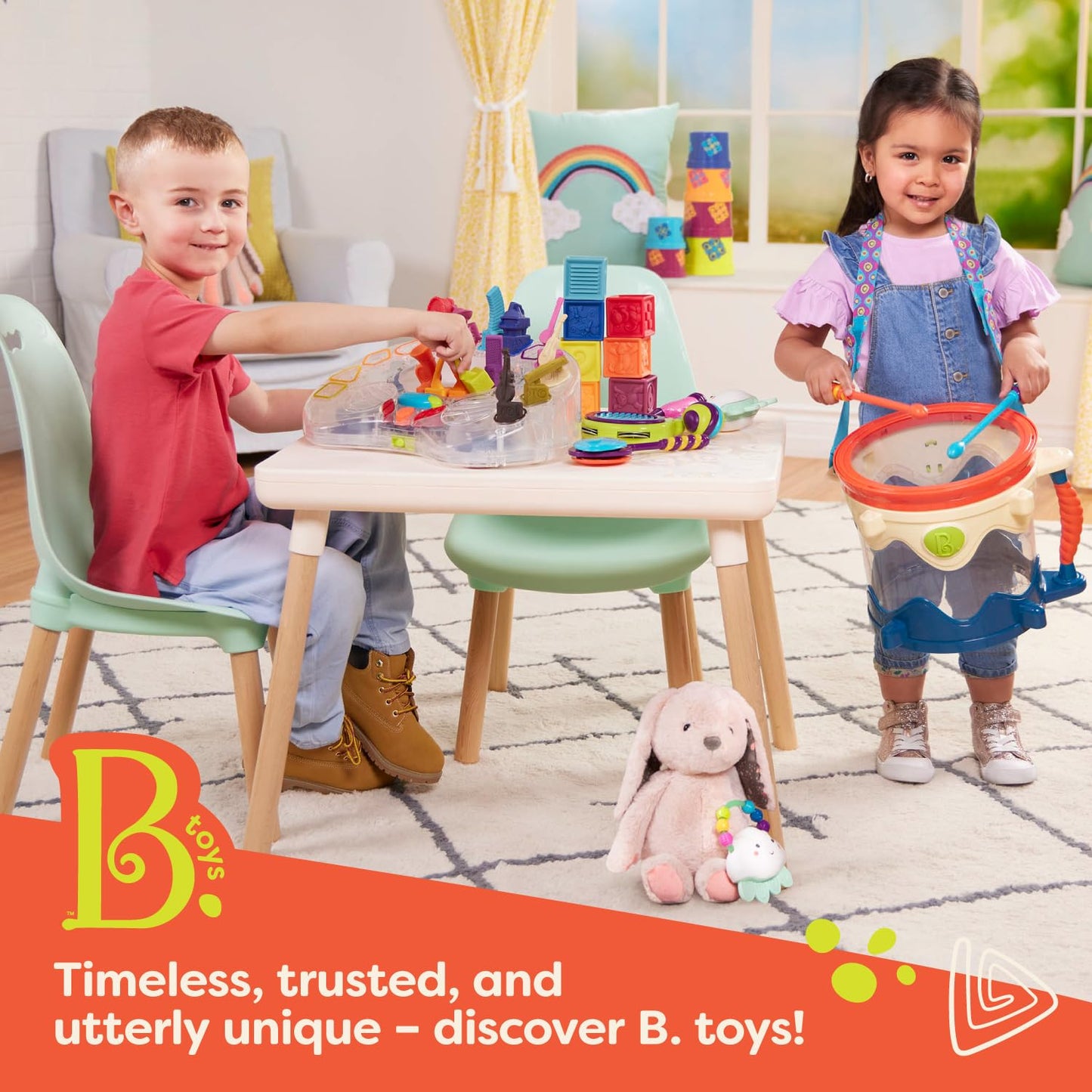 B. toys – Sensory Teether – Glowing Firefly Toy – Light – up Baby Toys – Interactive Teething Toy for Babies – 3+ Years Months – Spark Buddy