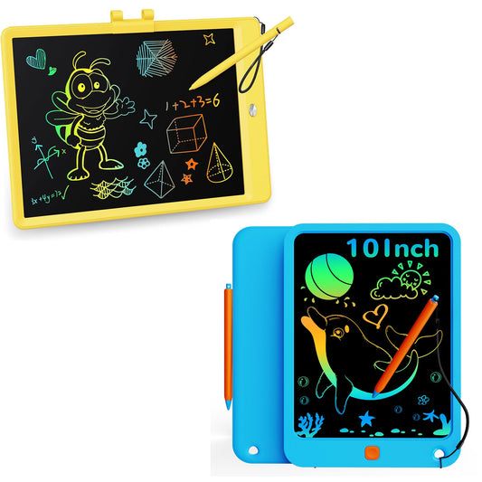 KOKODI LCD Writing Tablet for Kids 10 Inch, Toys for 3 4 5 6 7 8 9 10 Years Old Boys and Girls, Colorful Doodle Board