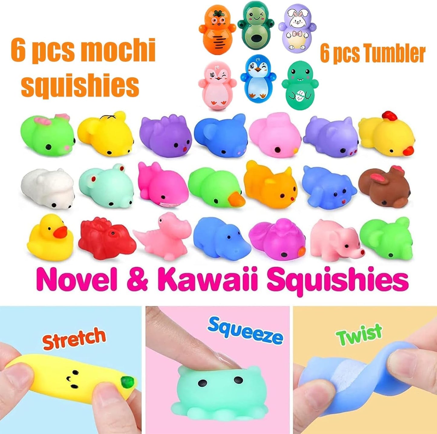 Duccsko 132 Pcs Party Favors for Kids, Treasure Box Toys Classroom Prizes, Goodie Bag Stuffers, Pinata Filler, Treasure Chest, Prize Box Bulk Toys, Small Fidget Toys for Students Rewards