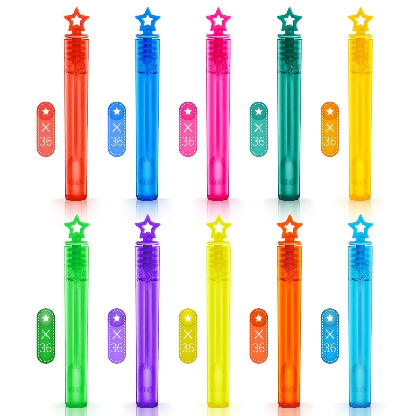 360 Pieces Mini Bubble Wands, Party Favors Assortment Toys for Kids,Themed Birthday, Halloween, Goodie Bags, Carnival Prizes, Wedding, Bubble Maker Outdoor Gifts for Girls & Boys