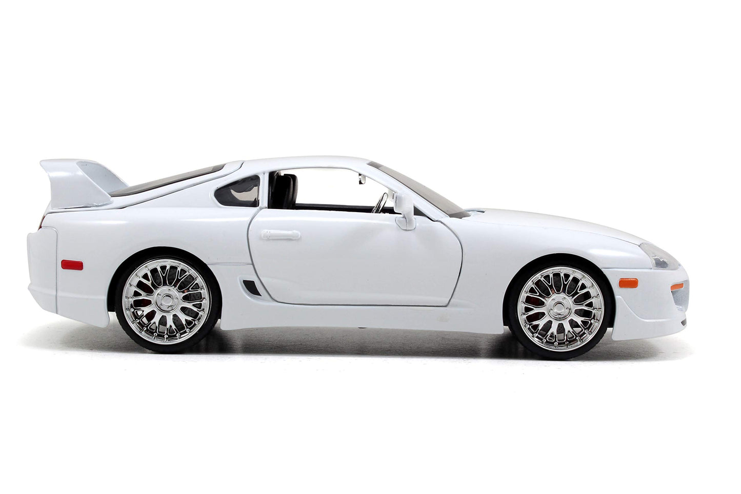 Jada Toys Fast & Furious 1:24 Brian's Toyota Supra Die-cast Car White, toys for kids and adults (97375)