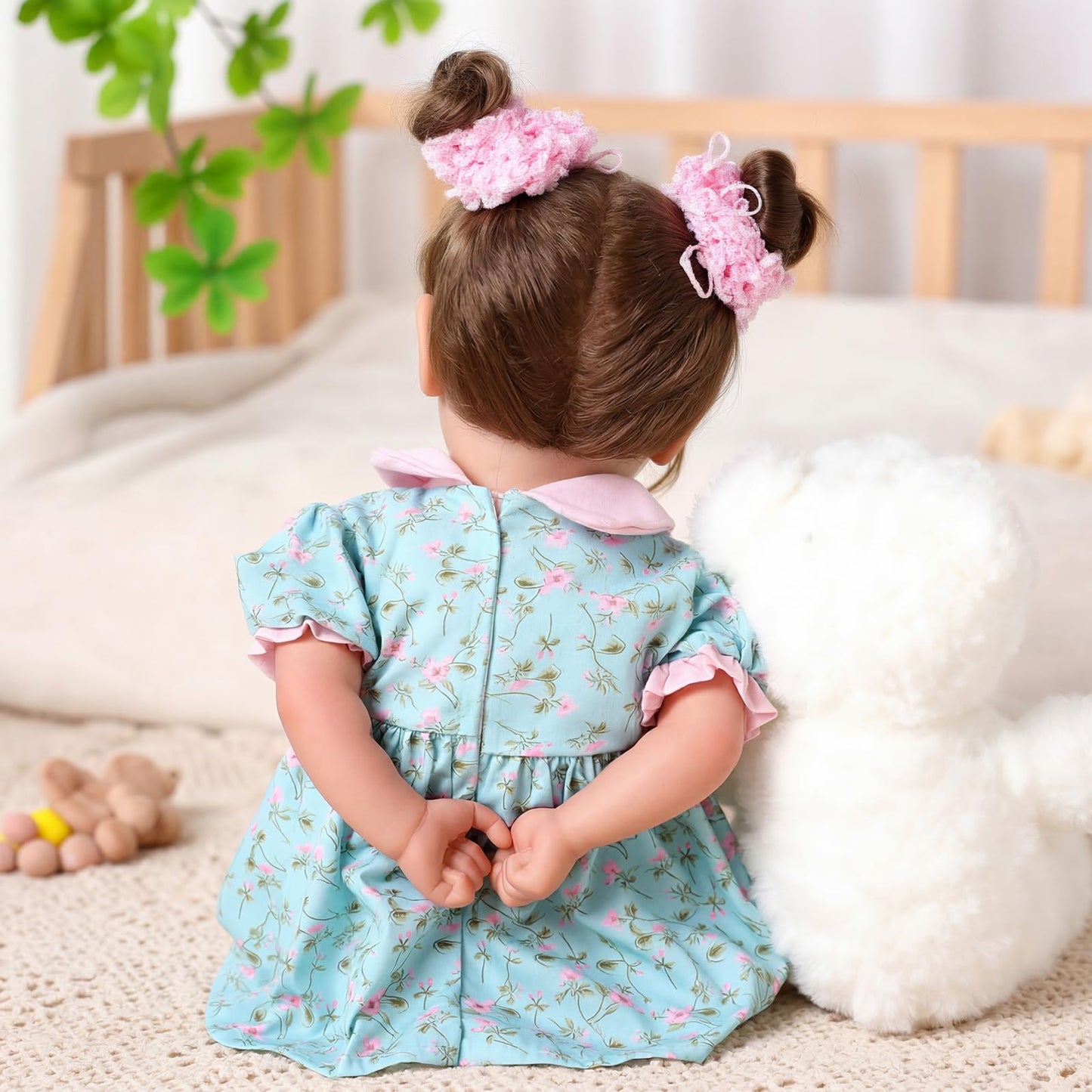 BABESIDE Drink and Wet Reborn Baby Dolls Girl, 20 Inch Lifelike Handmade Soft Vinyl Realistic Doll Can Drink & Pee with Accessories, Gift for Girls Age 3+ Pretend Play & Collection