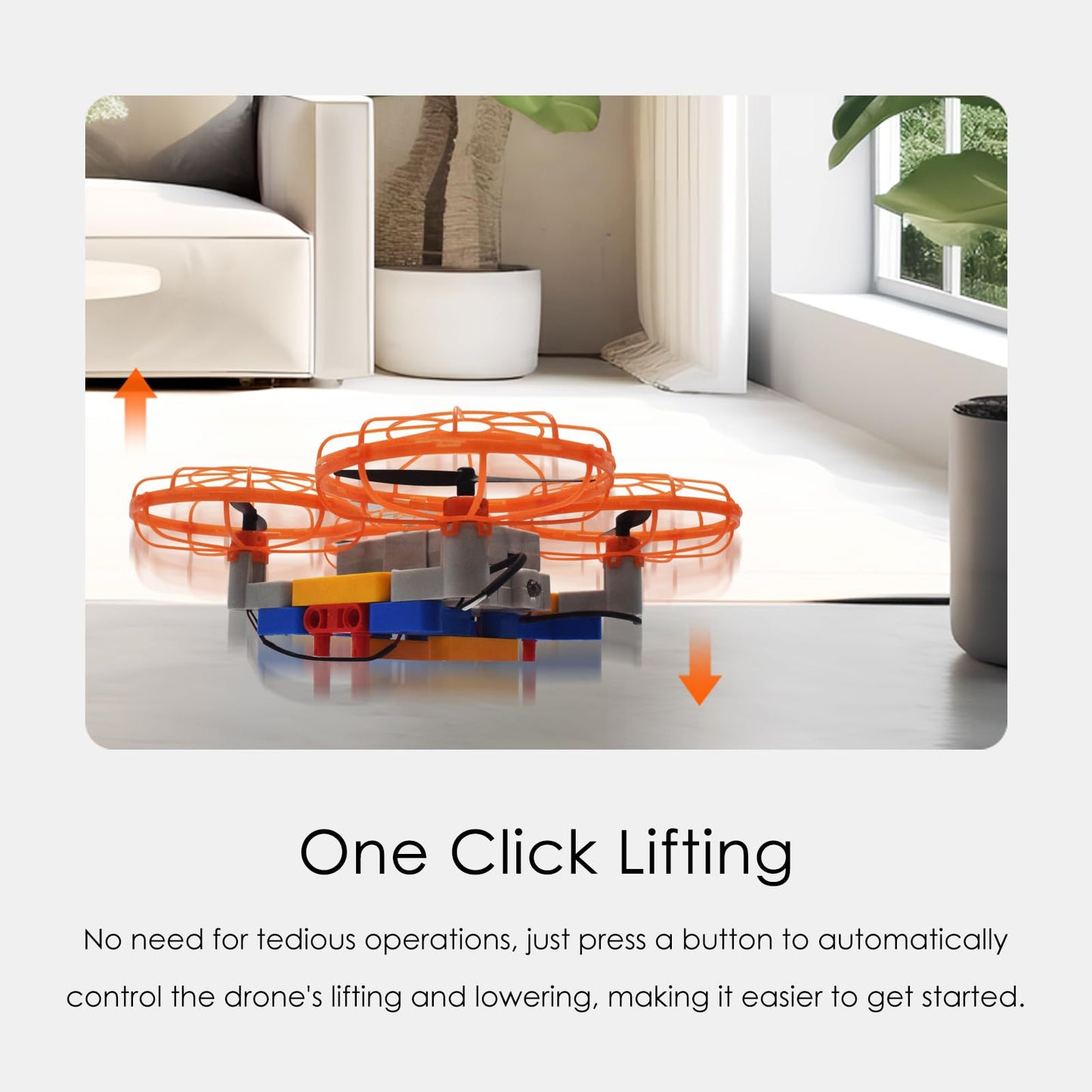 DIY Drone&RC Car Set for Kids and Beginners,2 Different Shapes,Remote Control Quadcopter,Build Your Own Drone,Educational Science Kits,Stem Building Toys,Easy to Build and Fly,Gift for Boy&Girl&Teens