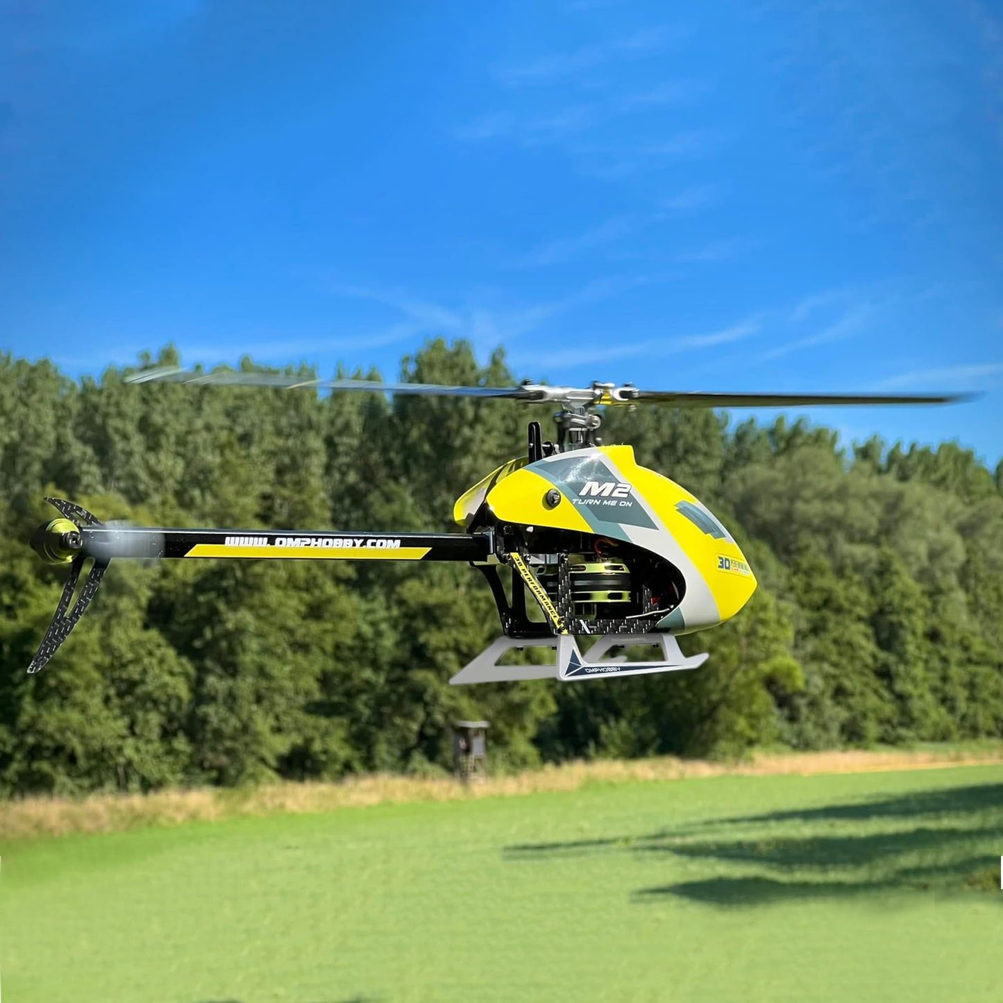 OMPHOBBY M2 EVO MK2 RC Helicopter for Adults Dual Brushless Motors Direct-Drive 6 Channel RC Helicopters Outdoor, Superior 3D Remote Control Plane Gifts Newly Upgraded Mini Drone BNF White