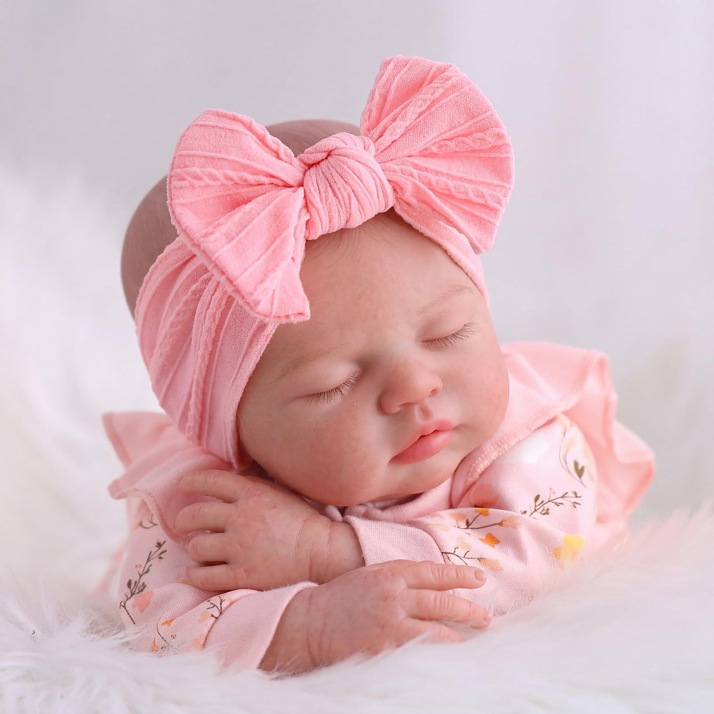 BABESIDE Lifelike Reborn Baby Dolls Girl - 20 Inch Realistic Newborn Baby Doll with Poseable Body, Real Life Baby Dolls with Accessories for 3+ Year Old Girls Gifts, Pretend Play, Collection