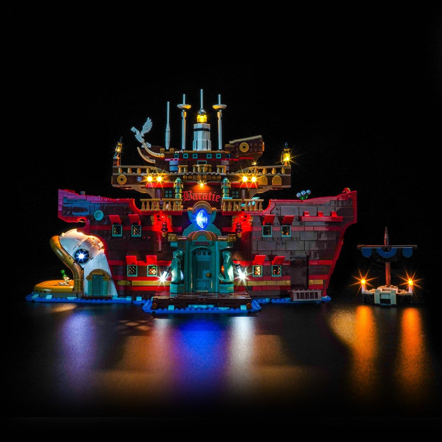 LocoLee Light kit Compatible with Lego 75640 The Baratie Floating Restaurant - No Model Only Light, LED Lighting Accessories Compatible with Lego Voyager: Bharati Sea Restaurant (Standard Version)
