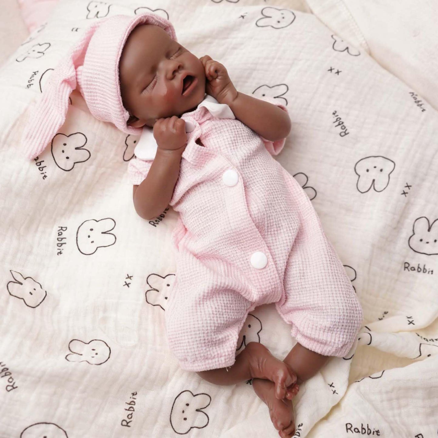 GUIENRLEA Reborn Baby Dolls Silicone Full Body, 12 Inch Platinum Silicone Bathable Poseable Soft Lifelike Newborn Body Dolls for Kids 3+ & Collectors