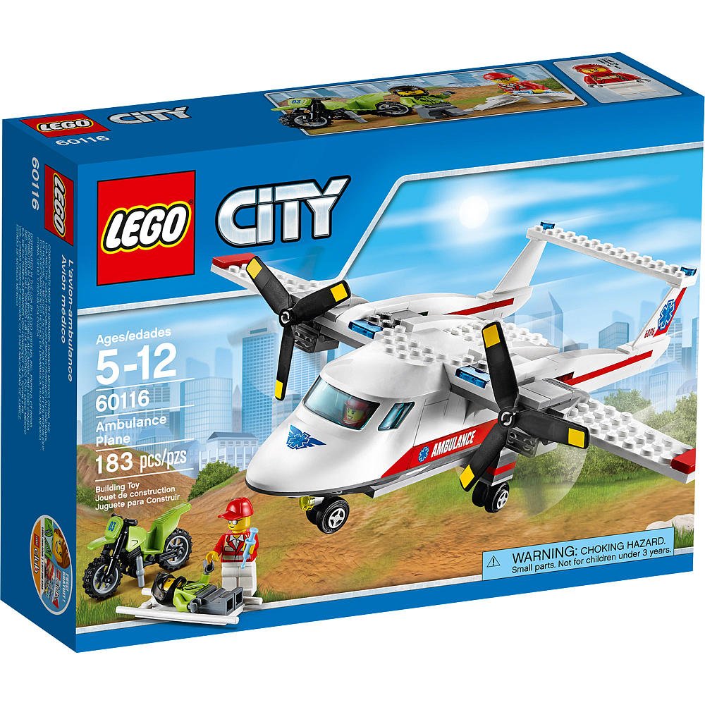 LEGO City Great Vehicles Ambulance Plane (183 Piece)