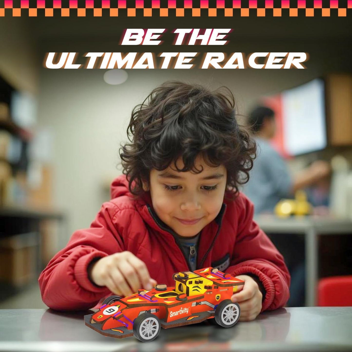 Smartivity DIY Speed CAR Toy for Kids Ages 6-12 | Build Your Own - Formula Racing Car with Launcher | Birthday Gift for Boys and Girls | STEM Learning Car Toys for 6,7,8,9,10,11,12 Years
