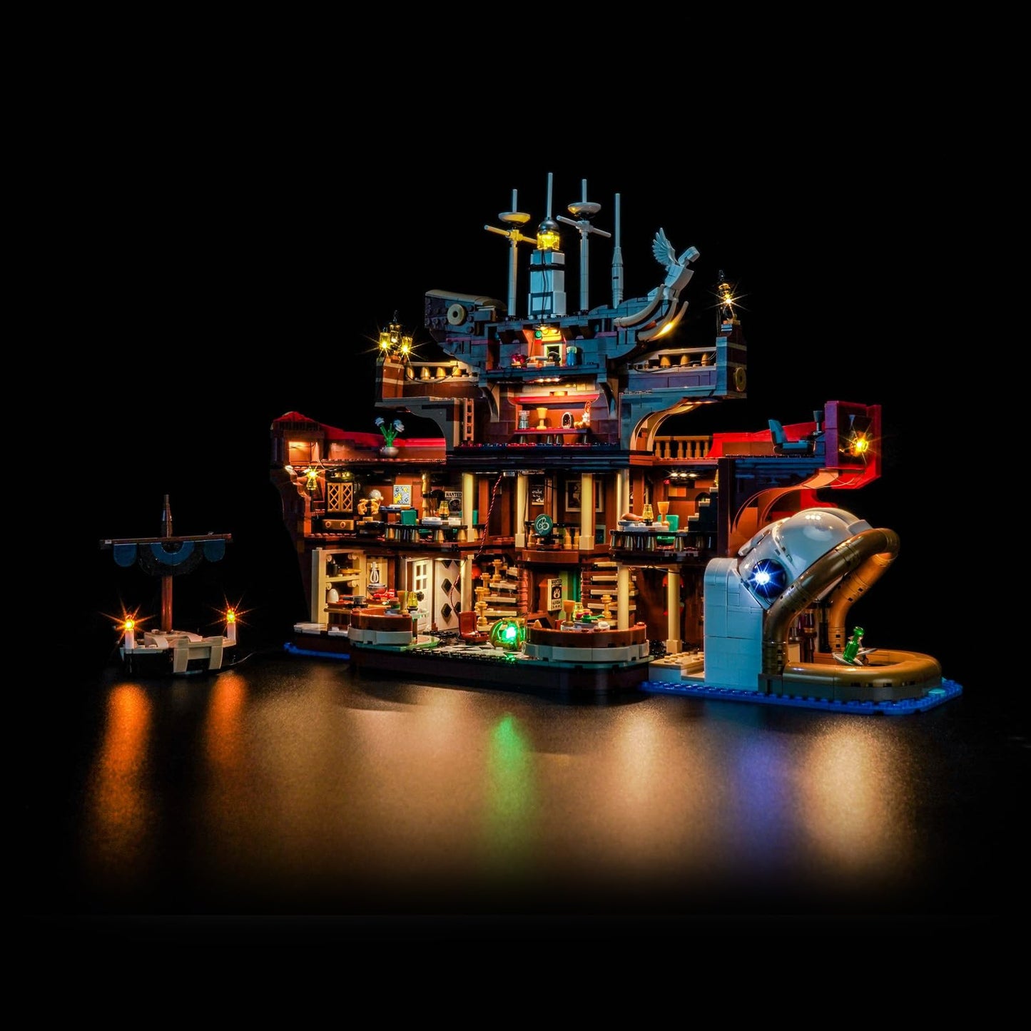 LocoLee Light kit Compatible with Lego 75640 The Baratie Floating Restaurant - No Model Only Light, LED Lighting Accessories Compatible with Lego Voyager: Bharati Sea Restaurant (Standard Version)