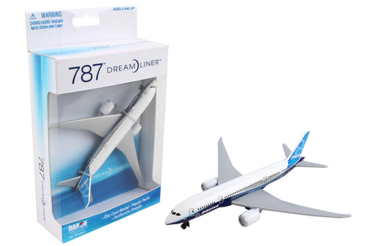 Daron Toy Airplane – Boeing 787 – Die-Cast Metal Model Airplane Toy with Plastic Parts for Kids Ages 3+