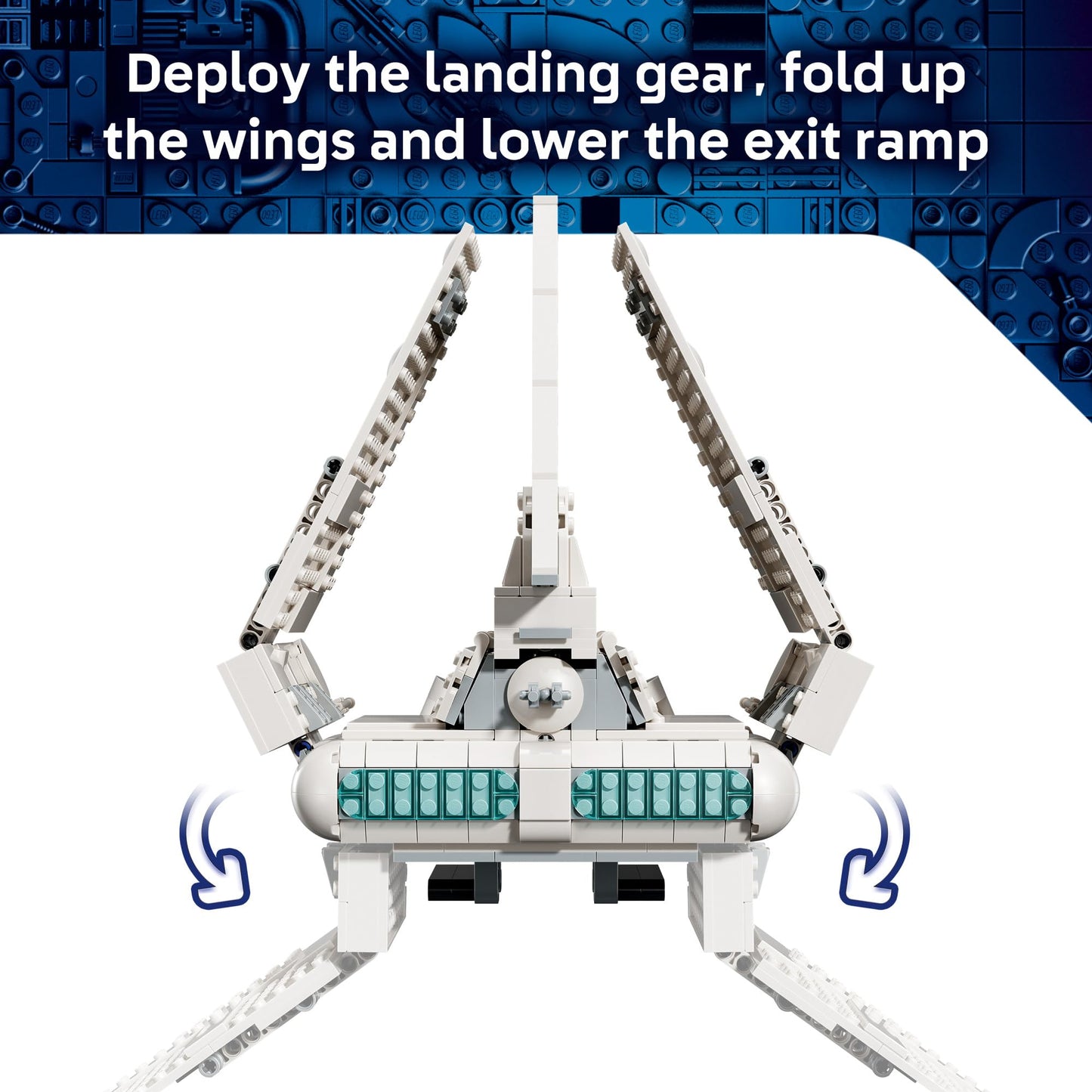 LEGO Star Wars: The Mandalorian Imperial Lambda-Class Shuttle - Collectible Building Set for Boys & Girls, Ages 14+ - with 5 Minifigures - Gift Idea for Teens - 75459