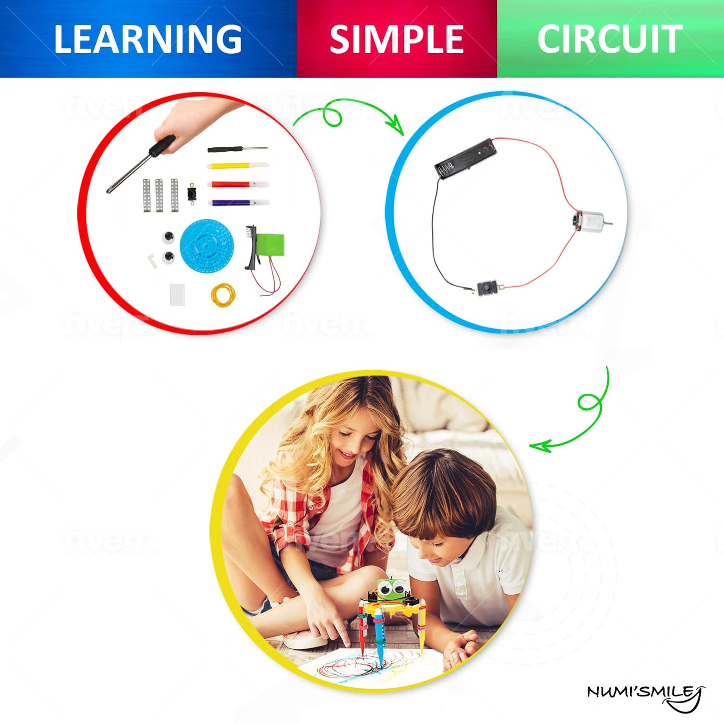 Make Your Own Space Night Light & DIY Robotic Kit, Arts and Crafts for Boys & Girls Ages 5 6 7 8 9 10 11 12 Years Old, Kids Crafts & STEM Projects, Best Birthday Present for Boys