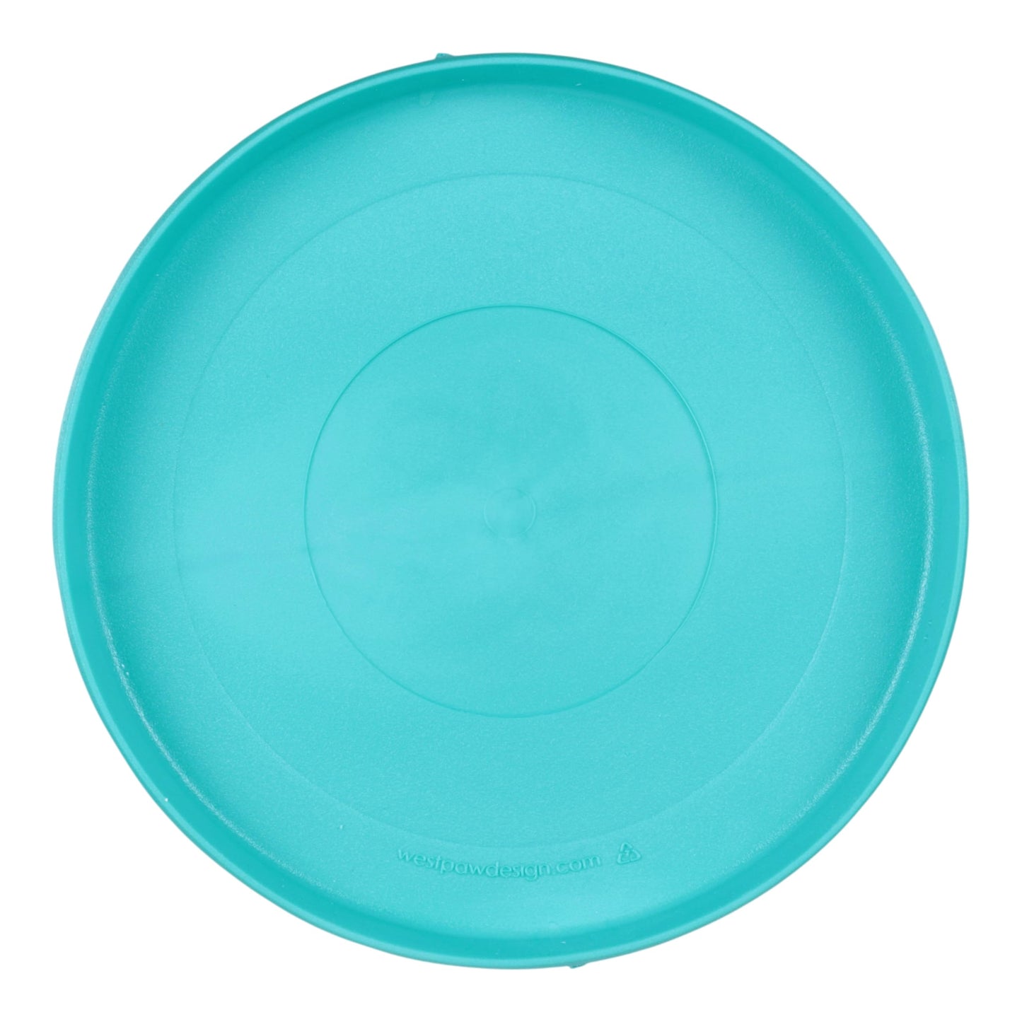 WEST PAW Zogoflex Zisc Dog Flying Disc, High Flying Aerodynamic Disc for Dogs Puppy – Lightweight, Floatable Disc for Fetch, Tug of War, Catch, Play – Doubles as Food/Water Bowl, Large 8.5", Teal