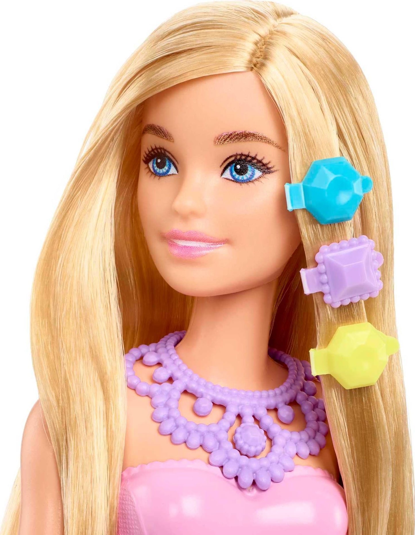 Barbie Dreamtopia Advent Calendar, Fantasy-Themed with 24 Surprises, Daily Toys Include Barbie Fashion Doll, Pets, Clothes & Accessories Like Mermaid Tail & Wings