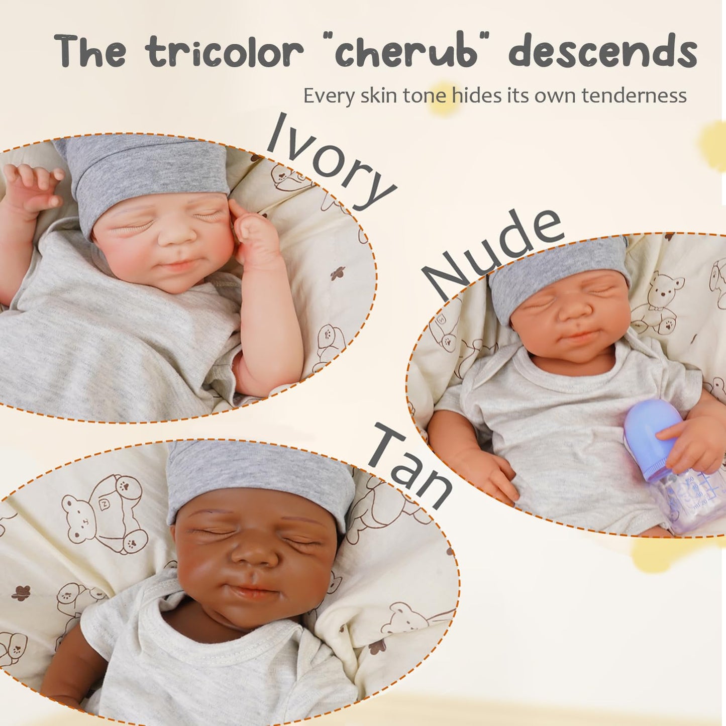 KUICEO Full Silicone Reborn Baby Dolls-20 Inch Realistic Newborn Anatomically Correct Boy with Realistic Blood Vessels and Skin，Silicone Full Body Lifelike Baby,Great Gift for Children,with Gift Box